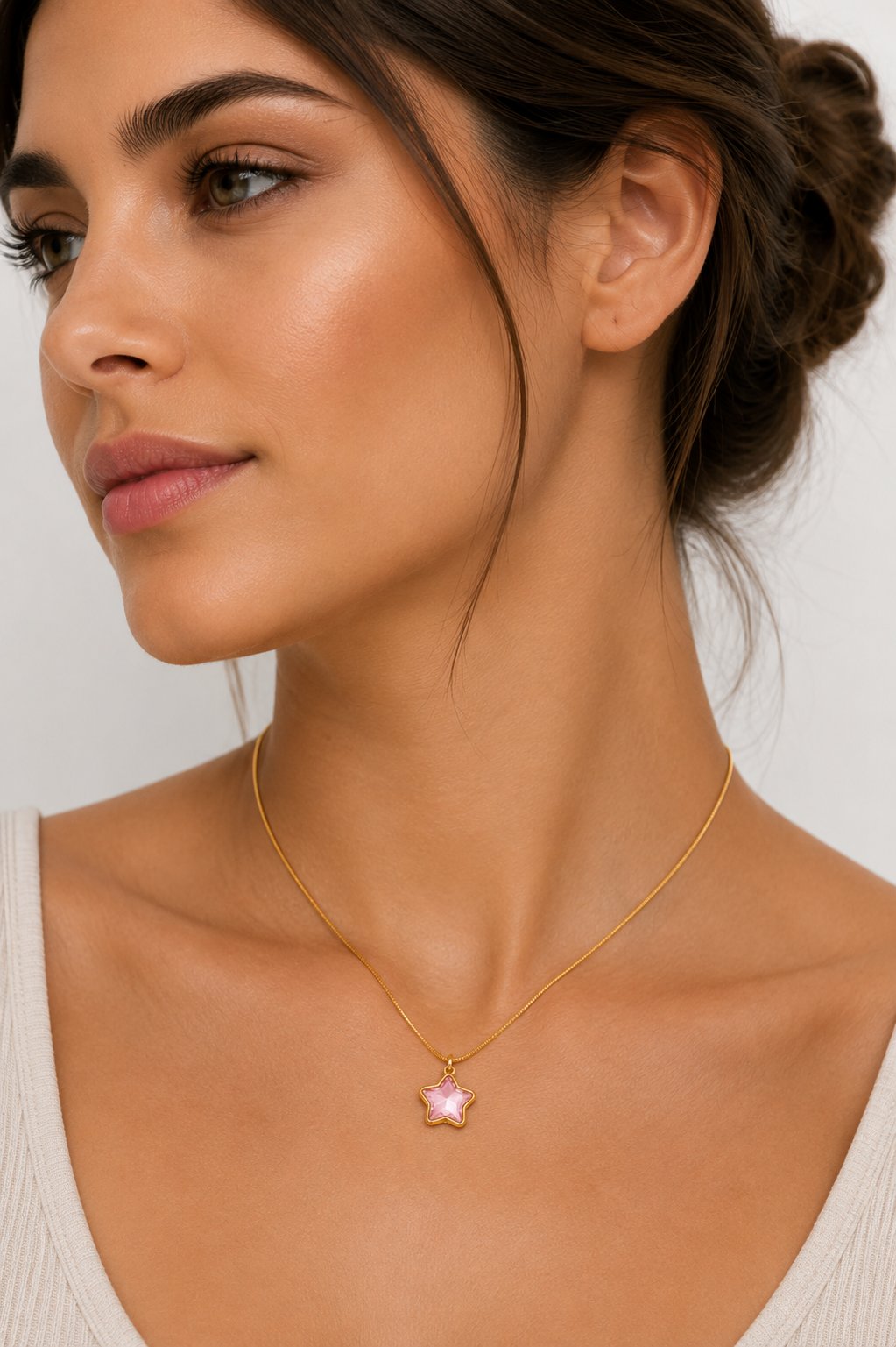 Nuve Star Glow Kolye