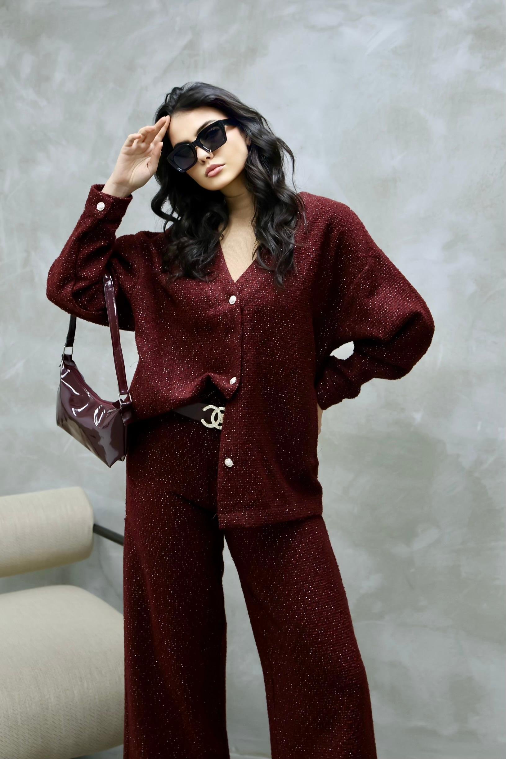 Chanel Takım Bordo