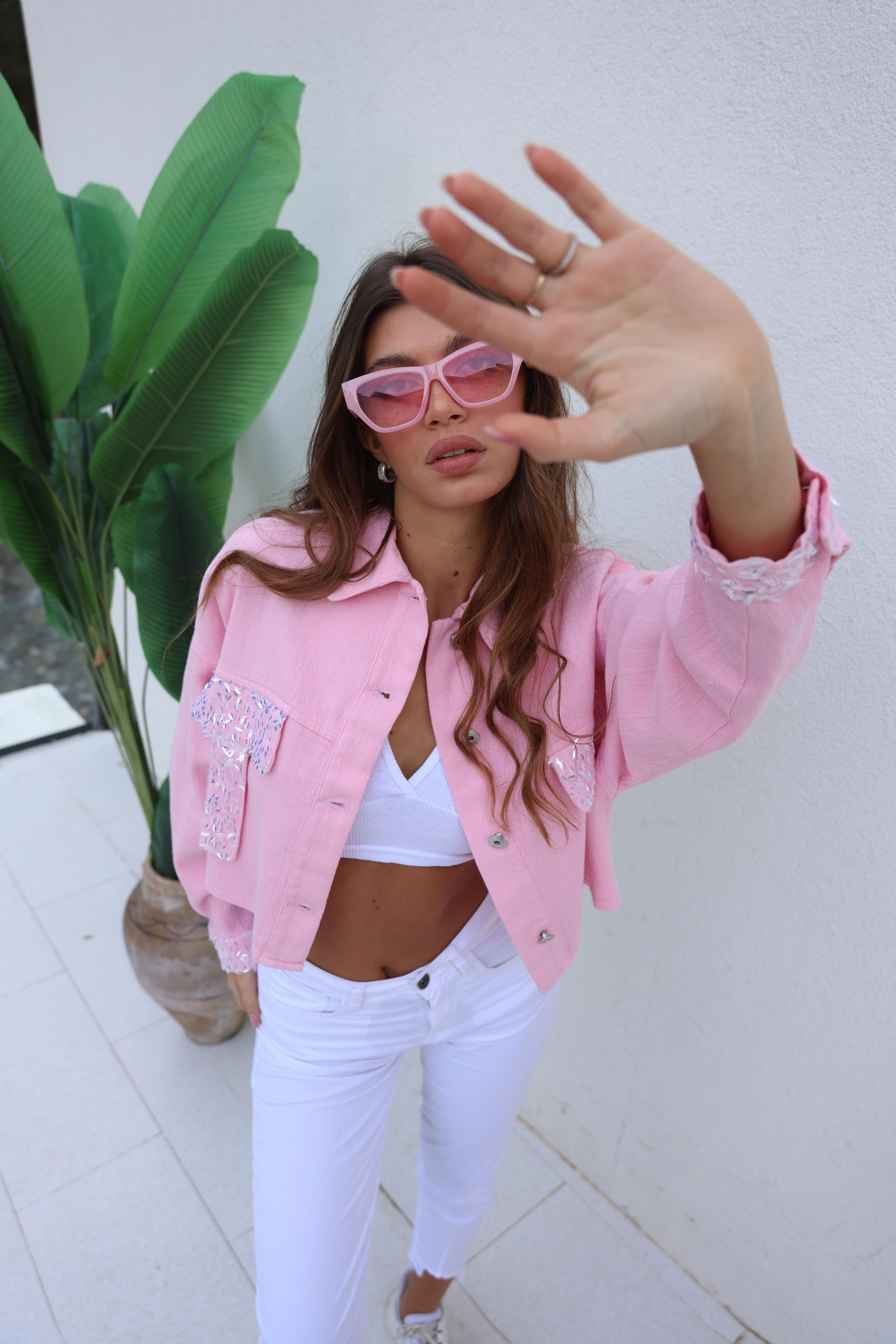 Chery Ceket Pembe