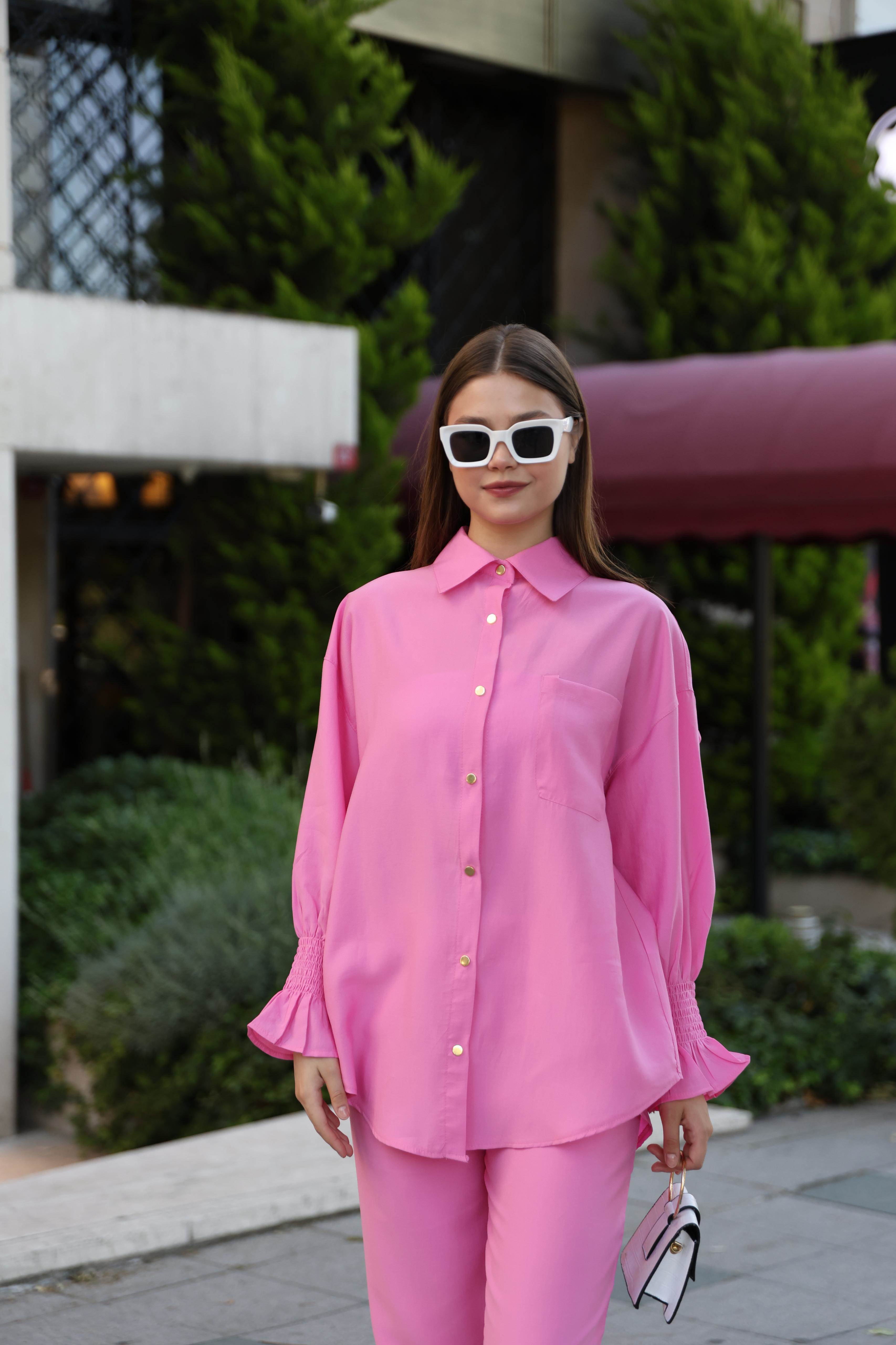 Papyon Detaylı Candy Takım Pembe