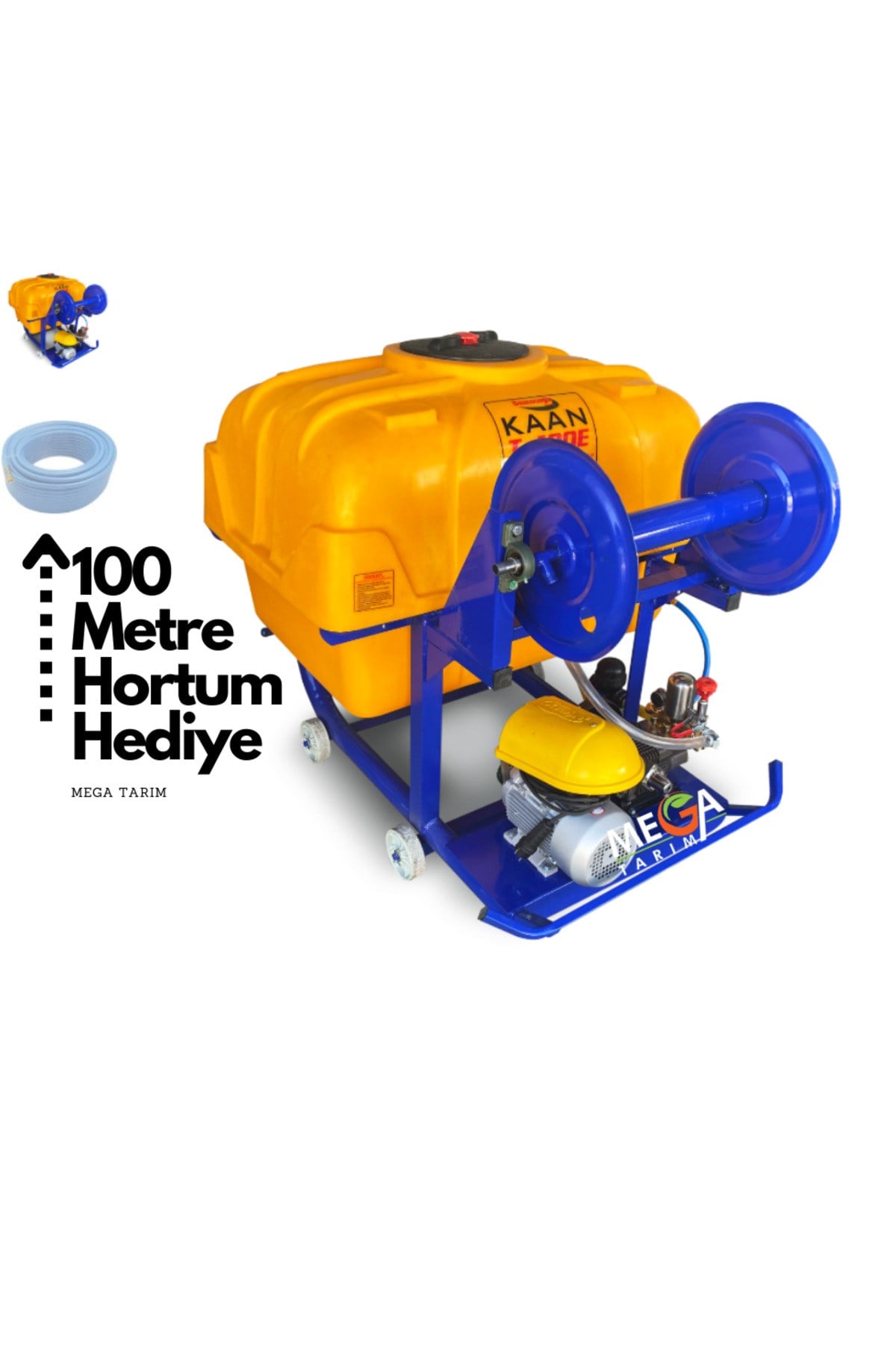 400 Litre İlaçlama Makinesi Mega Tarım 7 Hp 260s 2023 Üretim