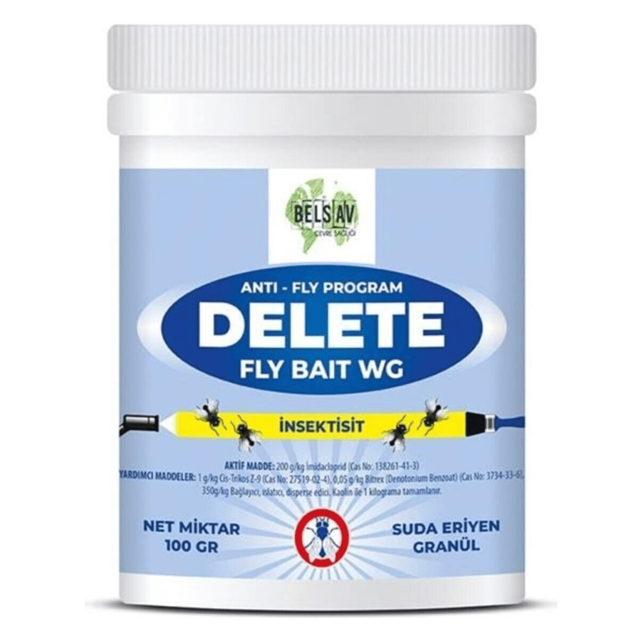 Belsav Delete Fly Baıt Wg Granül Kara Sinek Ilacı 100 G