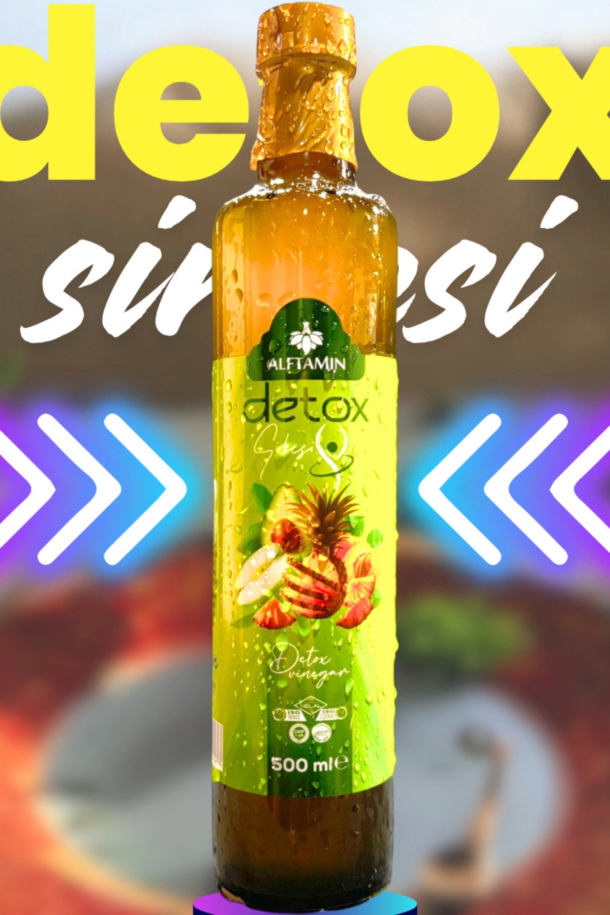 Detox Sirkesi Doğal Fermantasyon 500 ML
