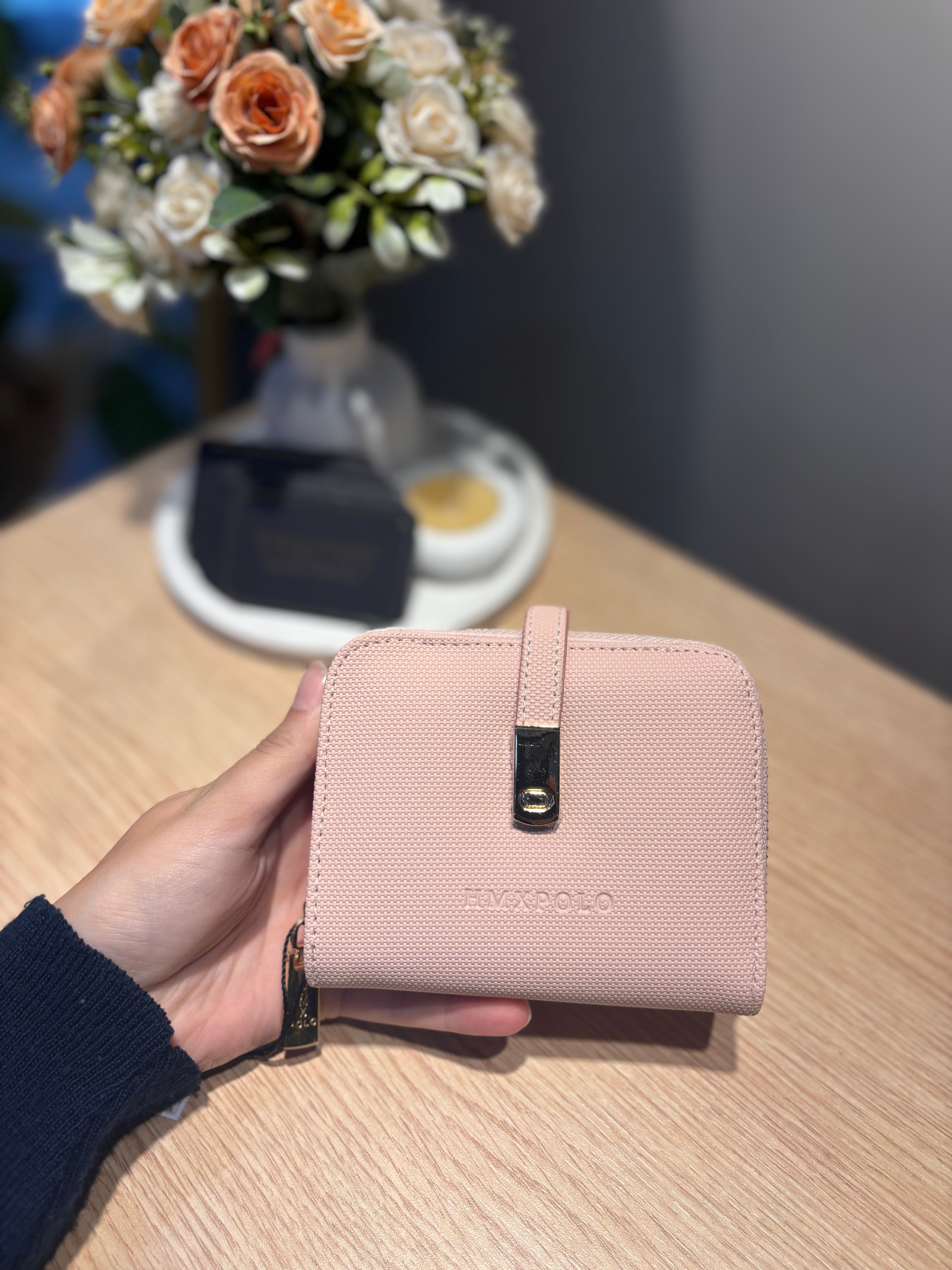 HMX Polo Cüzdan Toz Pembe