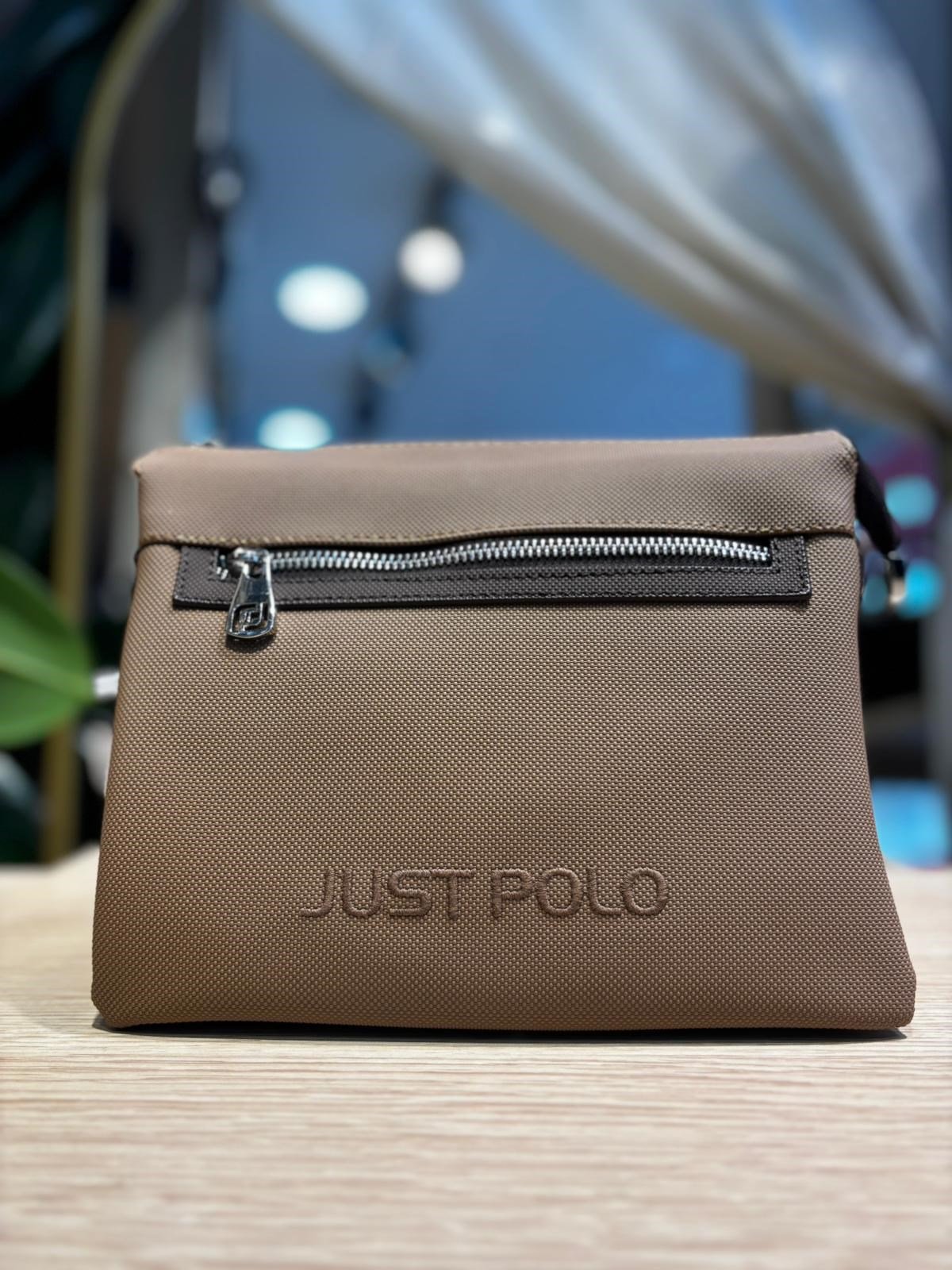 Just Polo Spor Model Bölmeli Cüzdan Tip Çanta Siyah