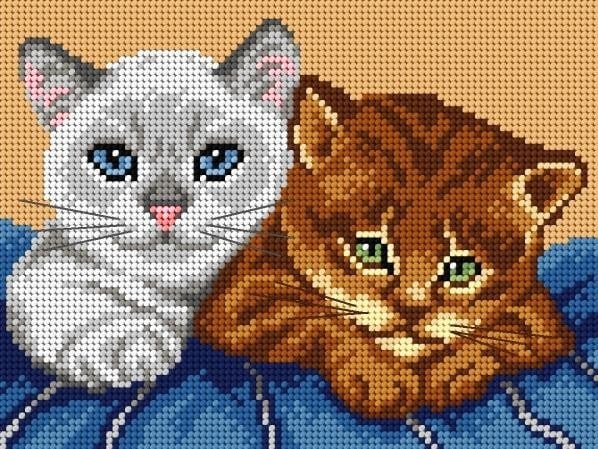  Desenli Kanaviçe Seti – El İşi Nakış Kiti, Renkli İpliklerle Tam Set 20x28