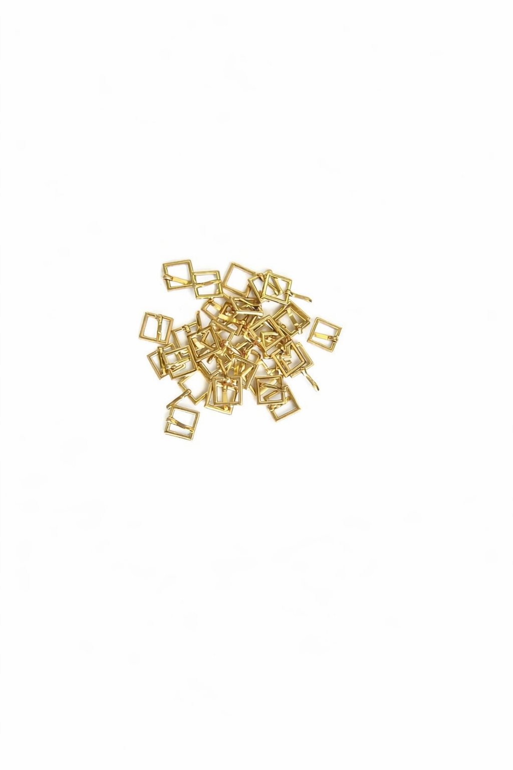 10 Adet 14 mm Metal Pin Tokalı Çanta Saat Tokası Gold, Kare Metal Çanta Tokası, 14x14 mm Çanta Aksesuarı Hobi Malzemesi, DIY Çanta Yapımı İçin Gold Metal Toka
