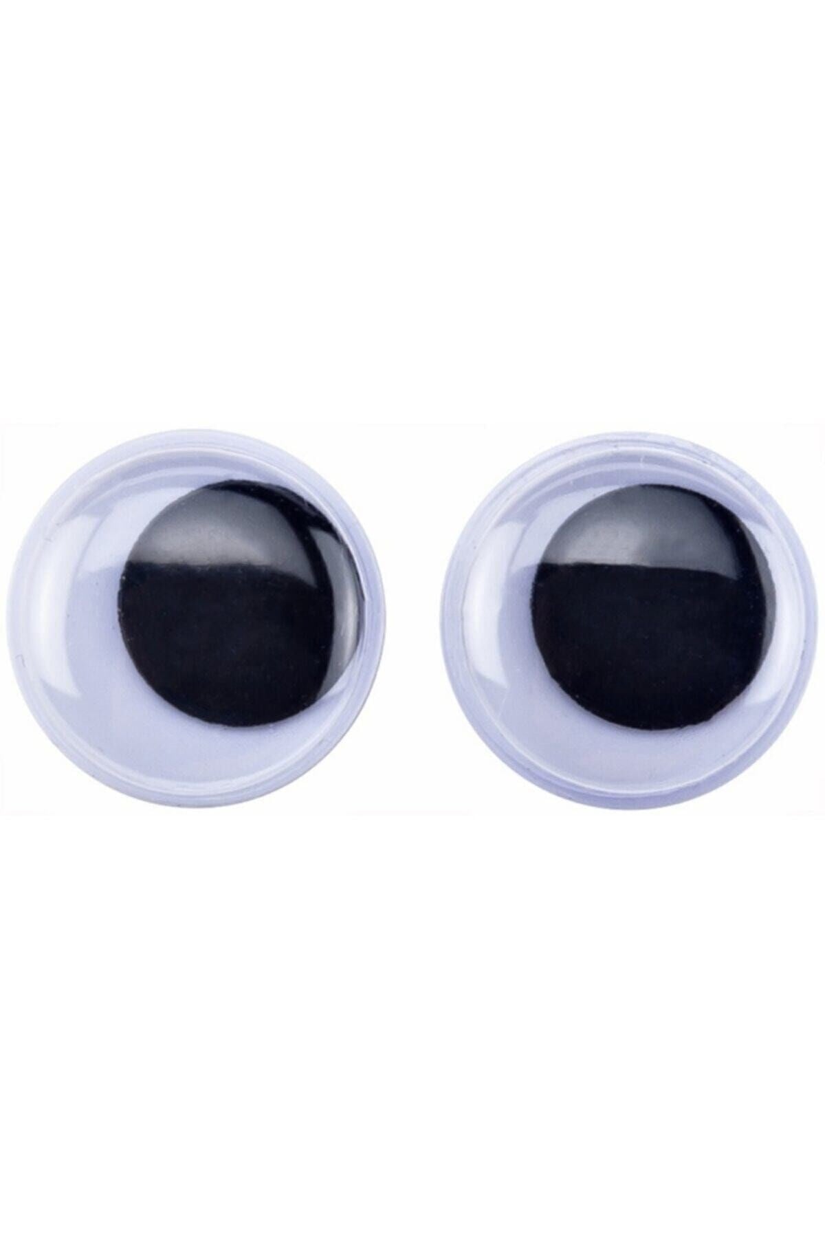 20 mm Siyah Beyaz Oynar Göz 10'Lu Kutu br-718
