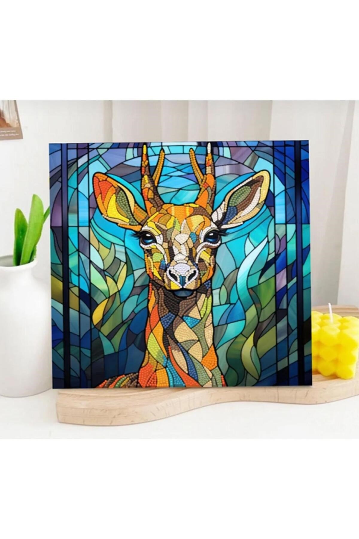 5D Elmas Taş İşleme Kiti 30x30 cm Ceylan Desen