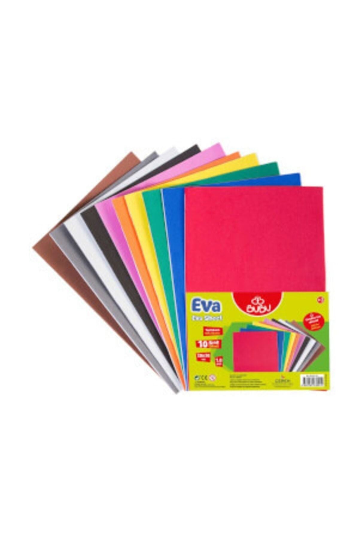 A4 Eva 10 Renk 10 Adet Yapışkansız