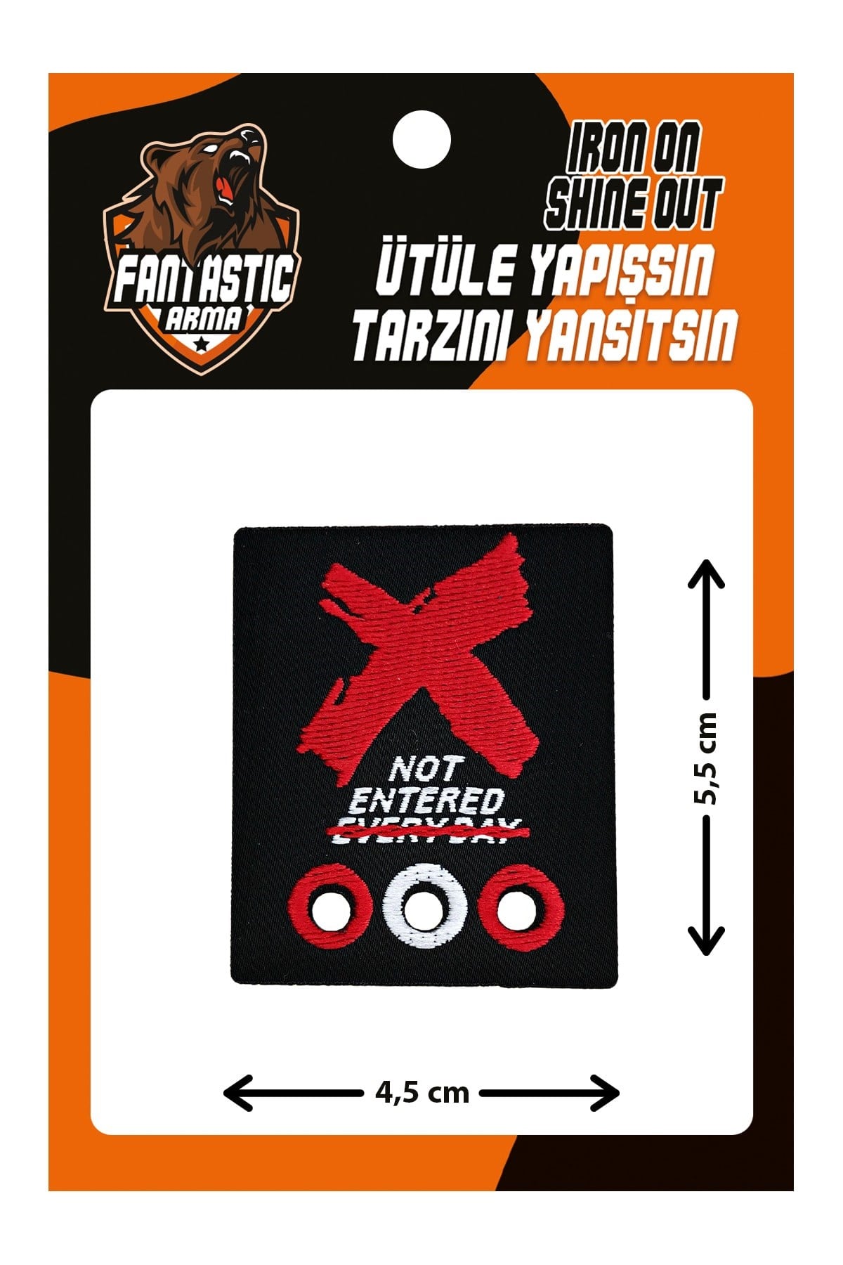 A50-253-v2 Ütü Ile Yapışan Dokuma Arma