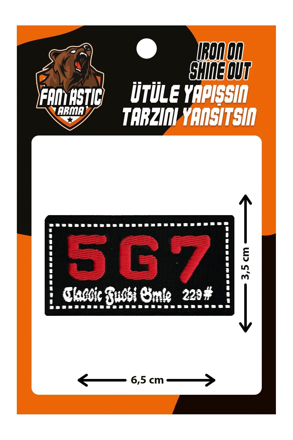 A70-144 Ütü Ile Yapışan Dokuma Arma