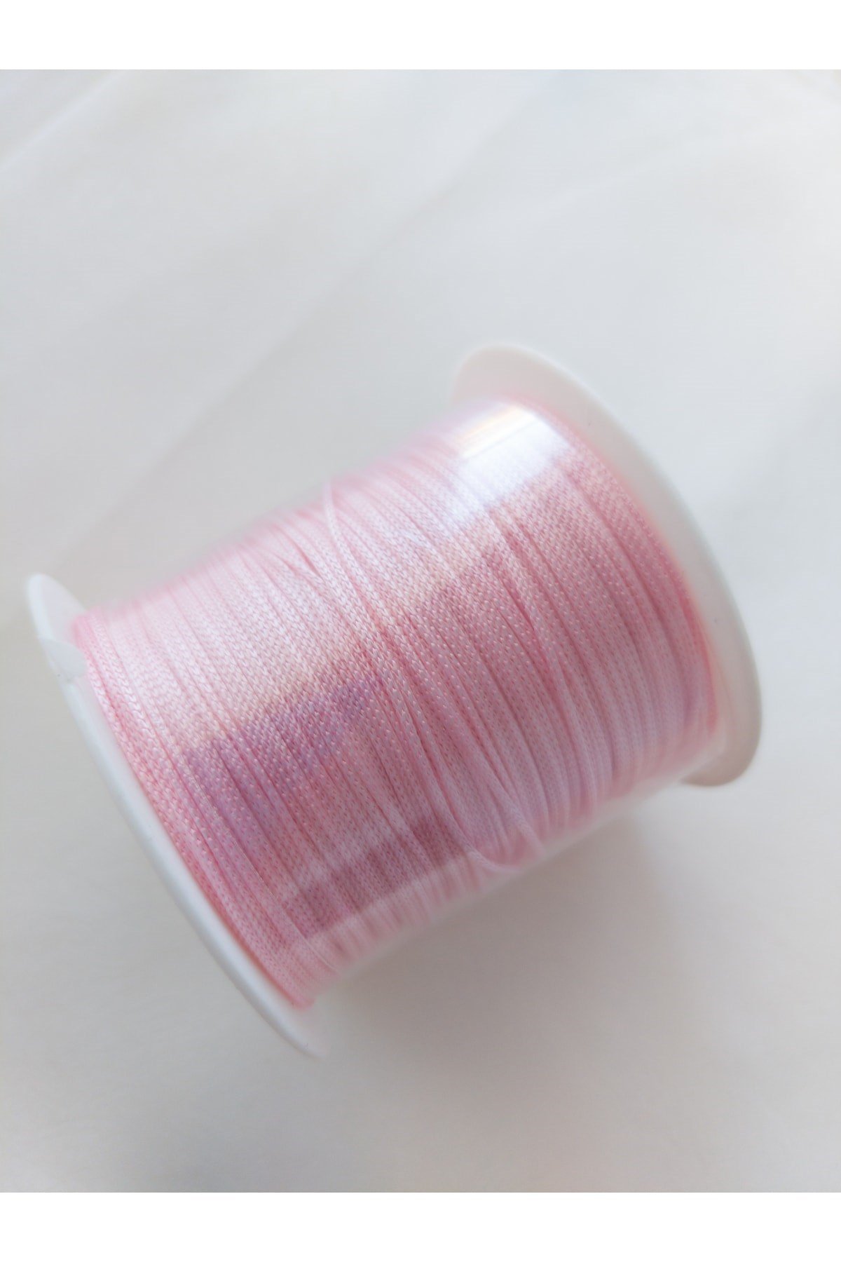 Açık Pembe Renk 100 Metre Paraşüt Makrome Bileklik Örgü Ipi (1.0 MM)