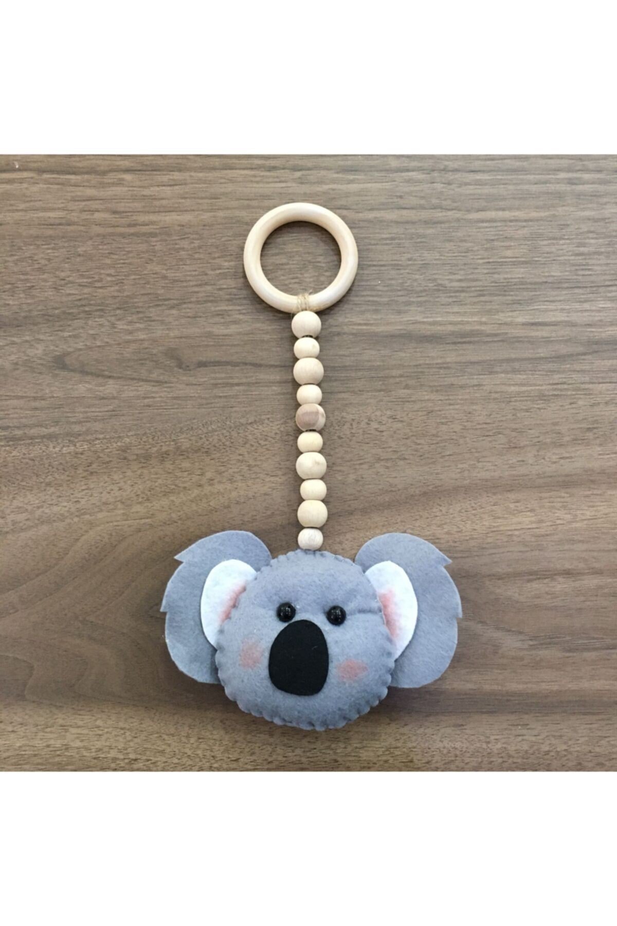 Ahşap Askılı Keçe Koala Çocuk Bebek Odası Süsü 78