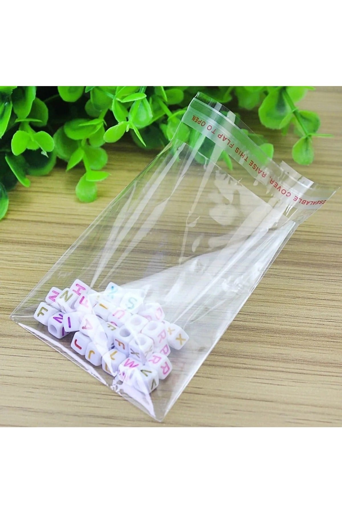 Bantlı Şeffaf Poşet Opp 14x16.5 +3 cm 95 Adet