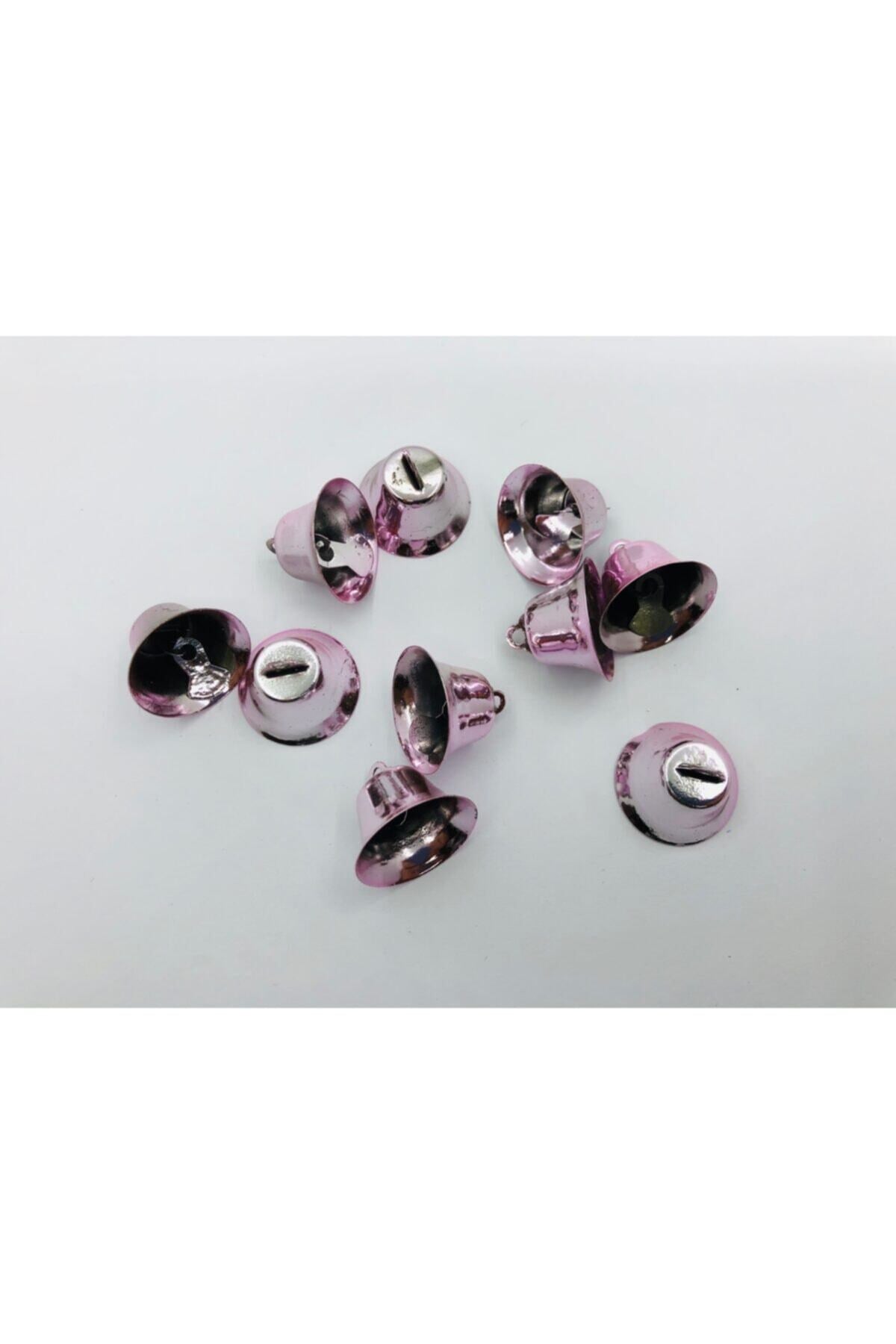Çan Zil Süsü 10 Adet Pembe