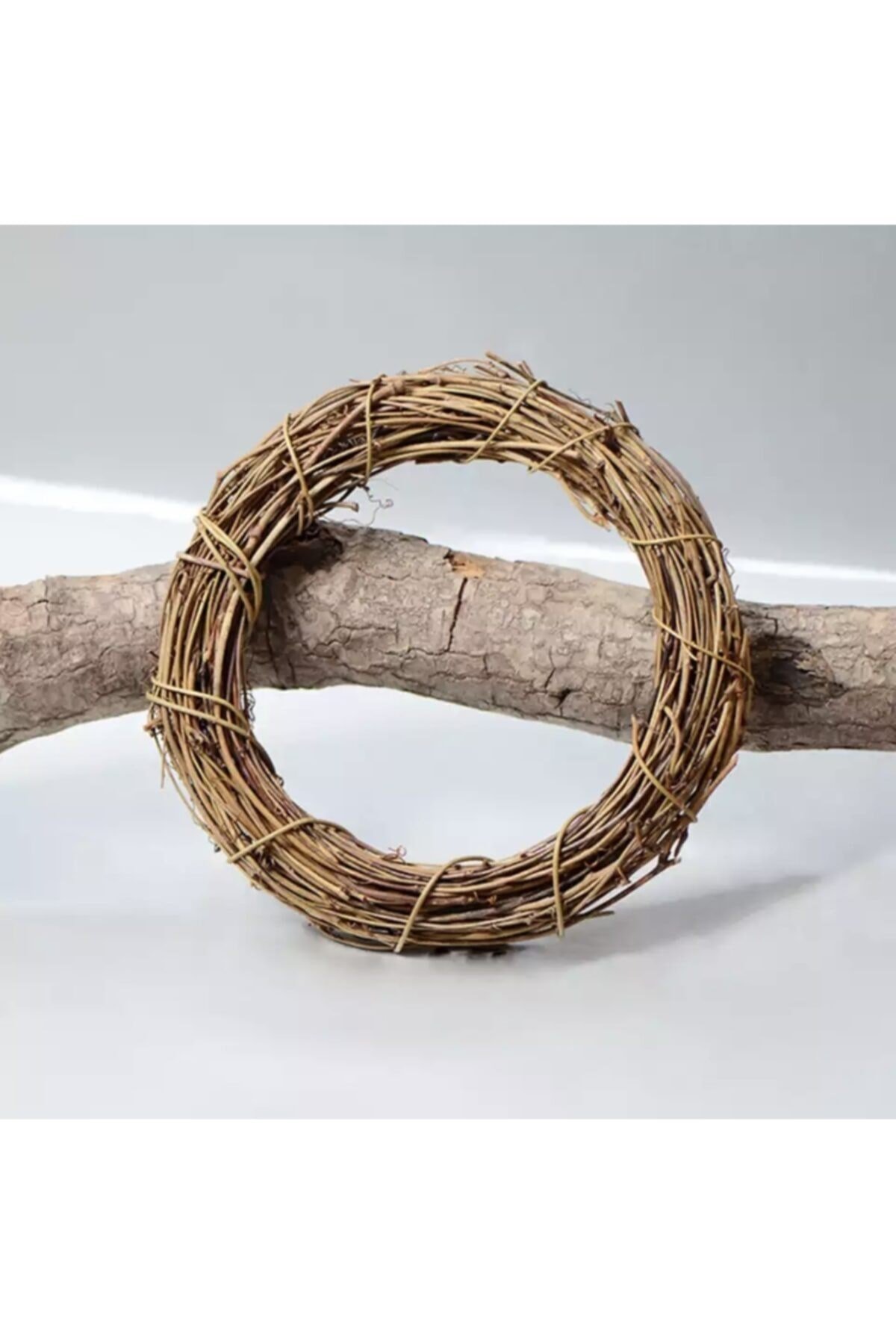 Doğal Çalı Kapı Süsü Çelengi 20 Cm