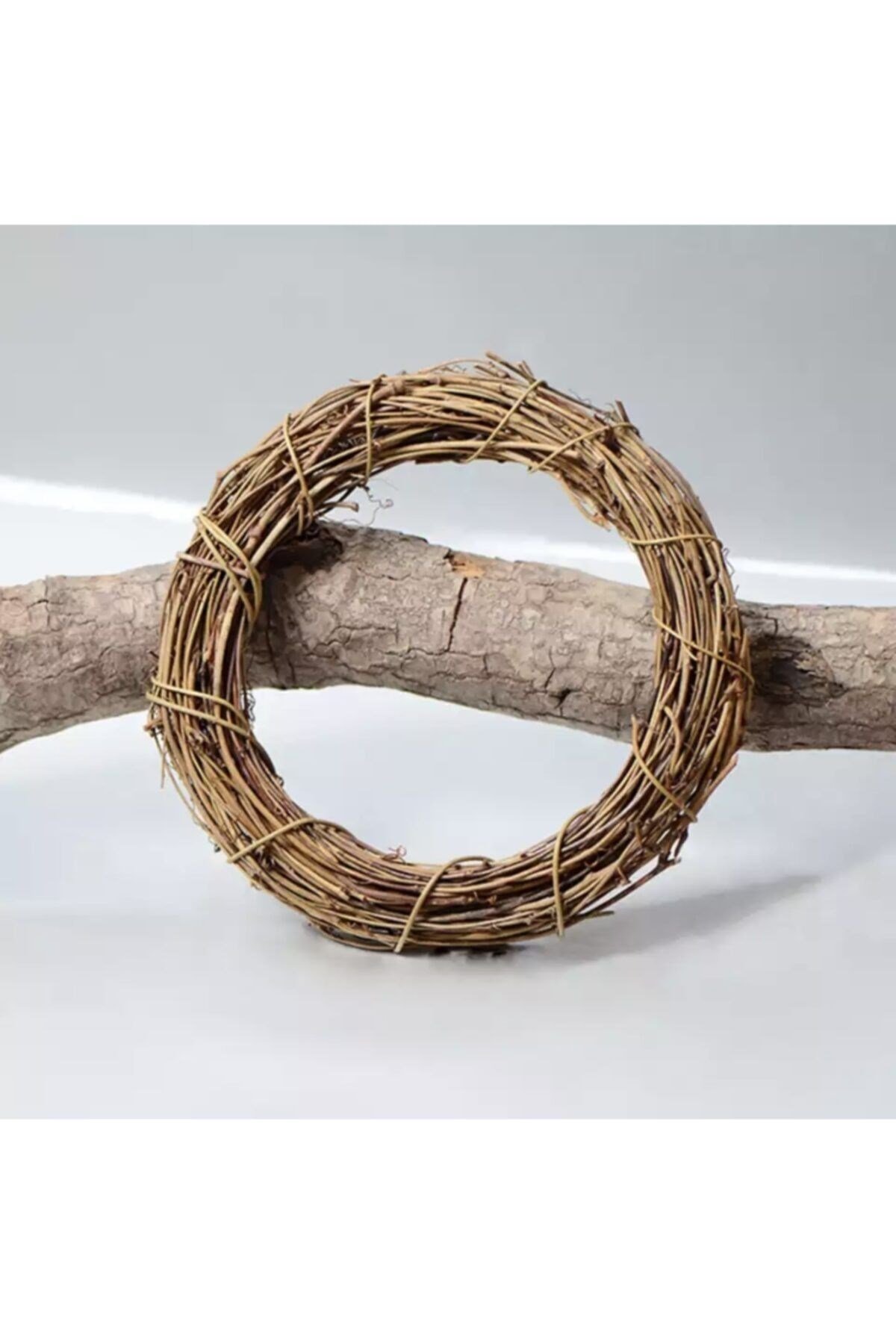 Doğal Çalı Kapı Süsü Çelengi 25 Cm