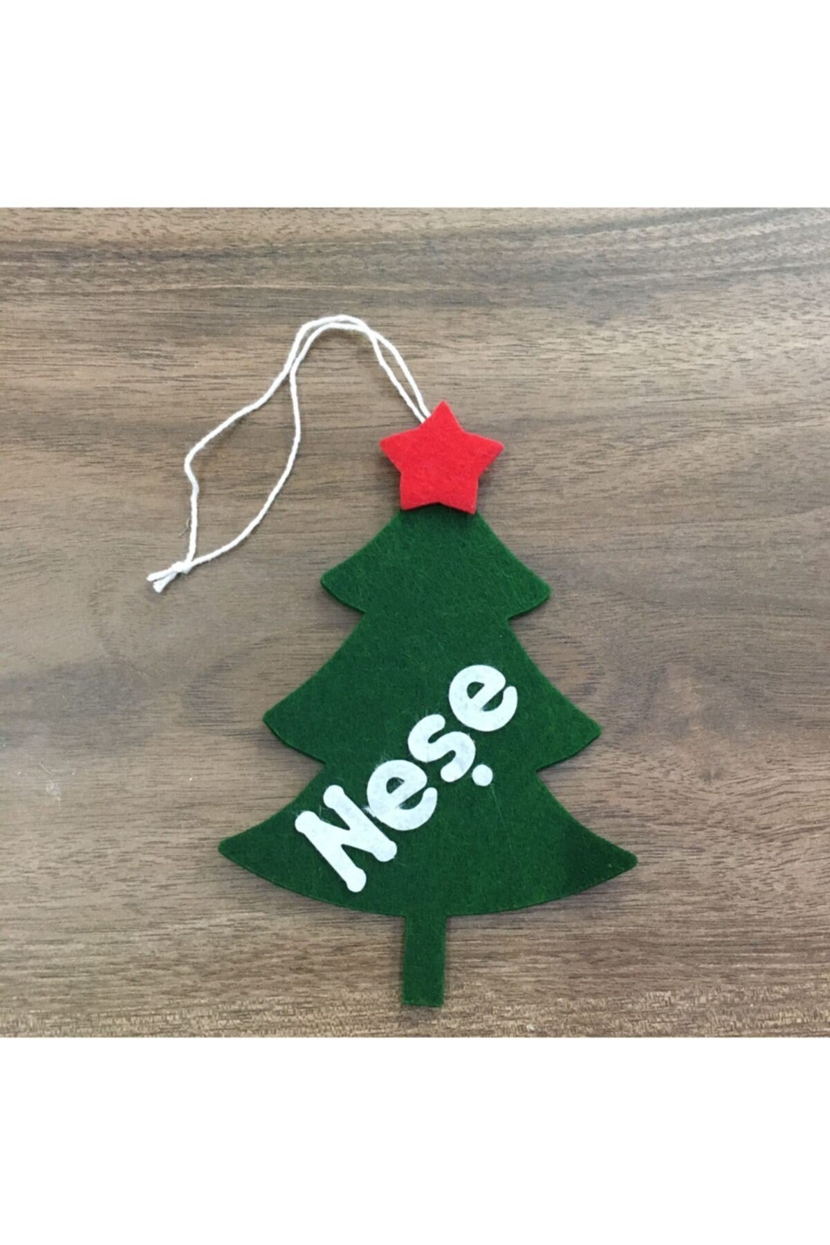 El Yapımı Keçe Motto Neşe Yılbaşı Süsü Çam Ağacı Süsü 66