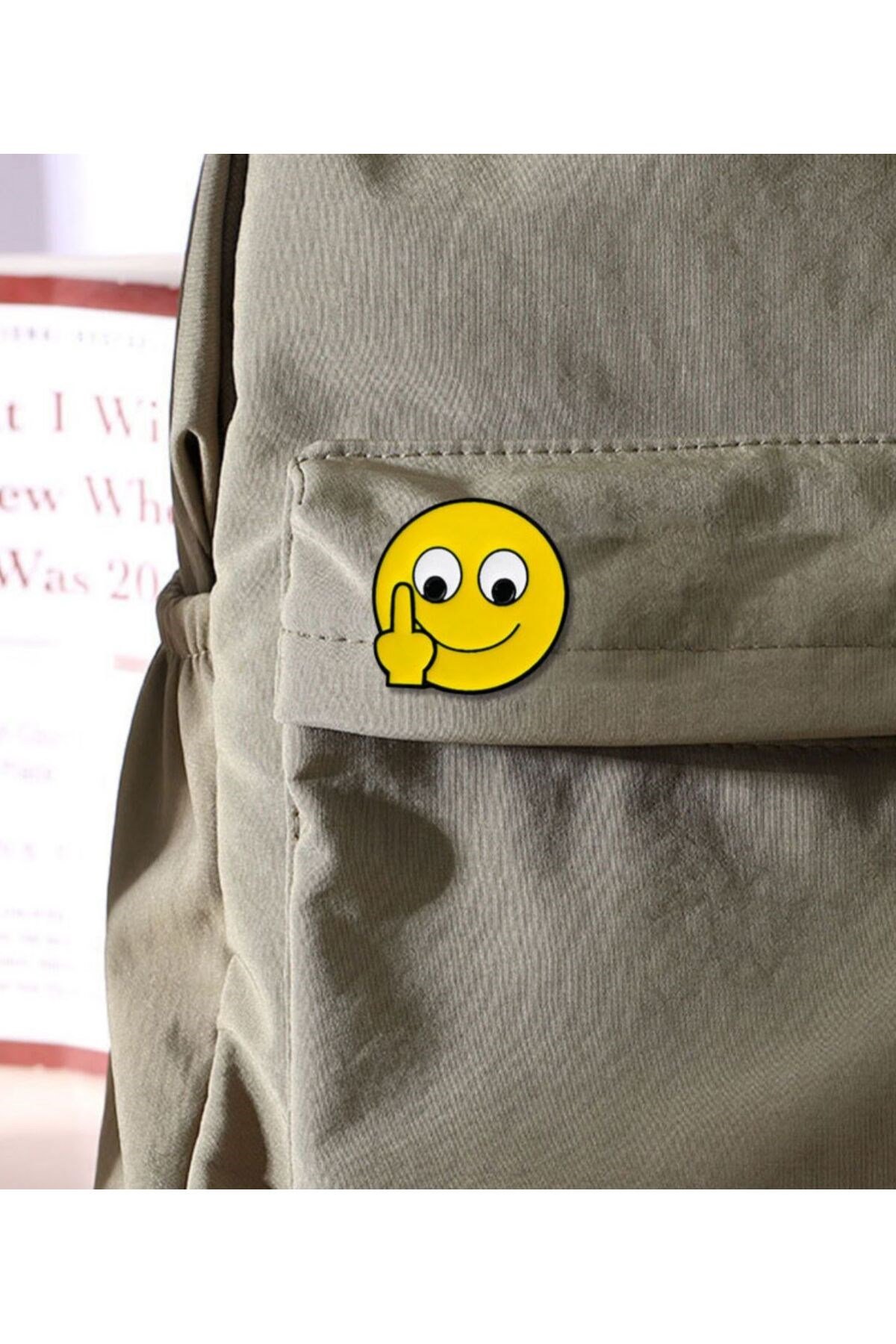 Emojili Broş, çocuk broş, iğneli broş klipsli broş yaka broşu çeket yaka iğnesi, mineli B122