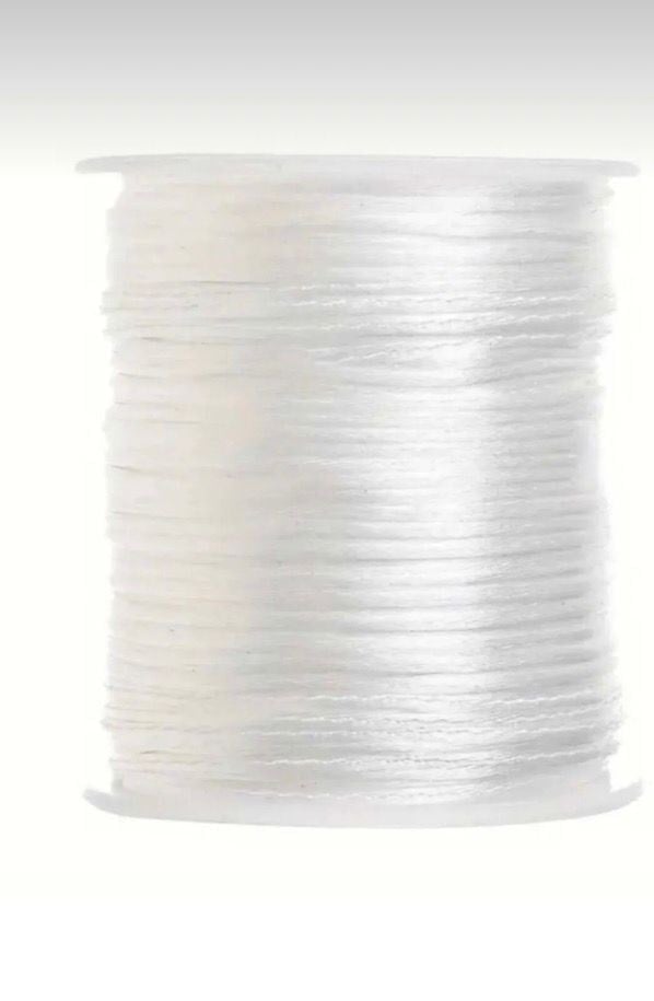 Floş İp, Sıçan Kuyruğu, Bileklik İpi Kolye İpi, Gelinlik İpi Nişanlık İpi, Kaftan İpi (2mm 10mt)