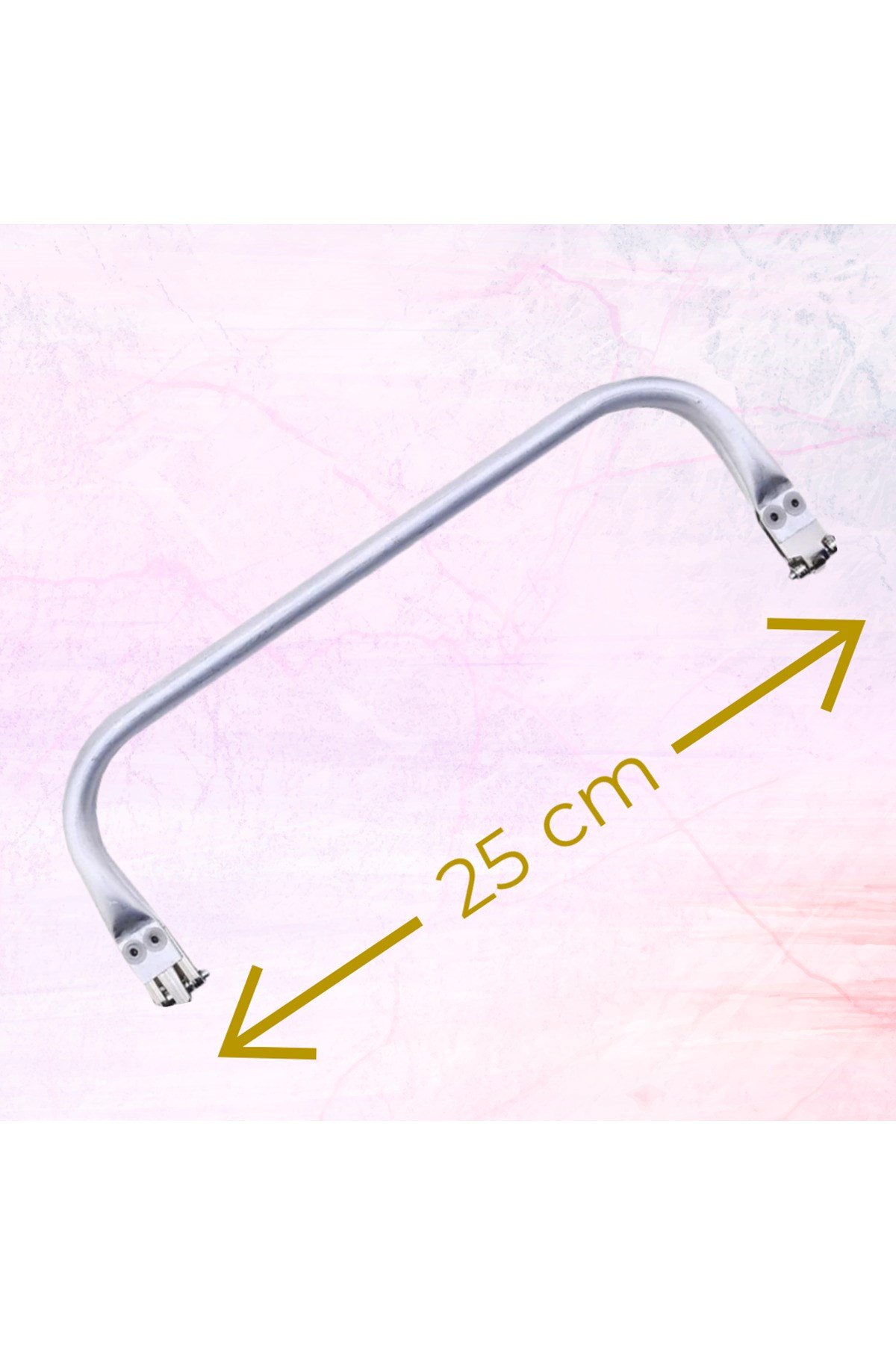 Gizli Burs 25cm Çanta Yapımı İçin Galvanize Metal Paslanmaz