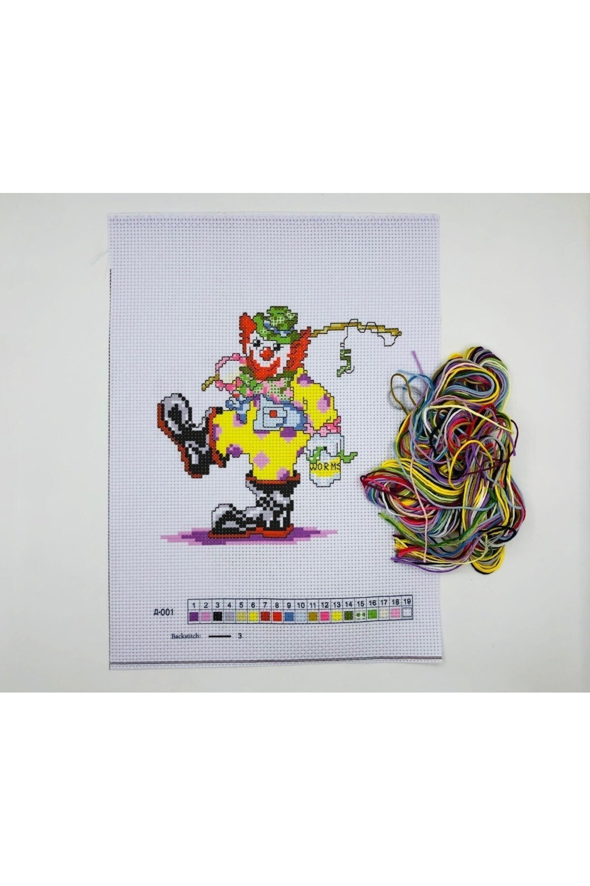 Goblen Etamin Işleme Seti 27x19 Cm 001