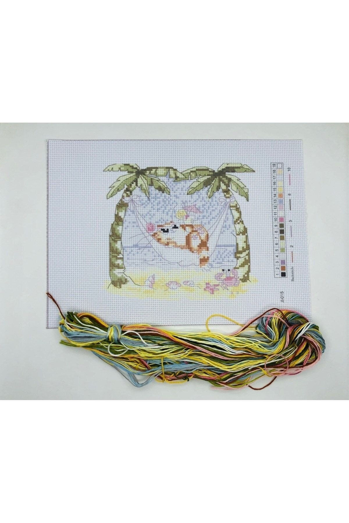 Goblen Etamin Işleme Seti 27x19 Cm 015
