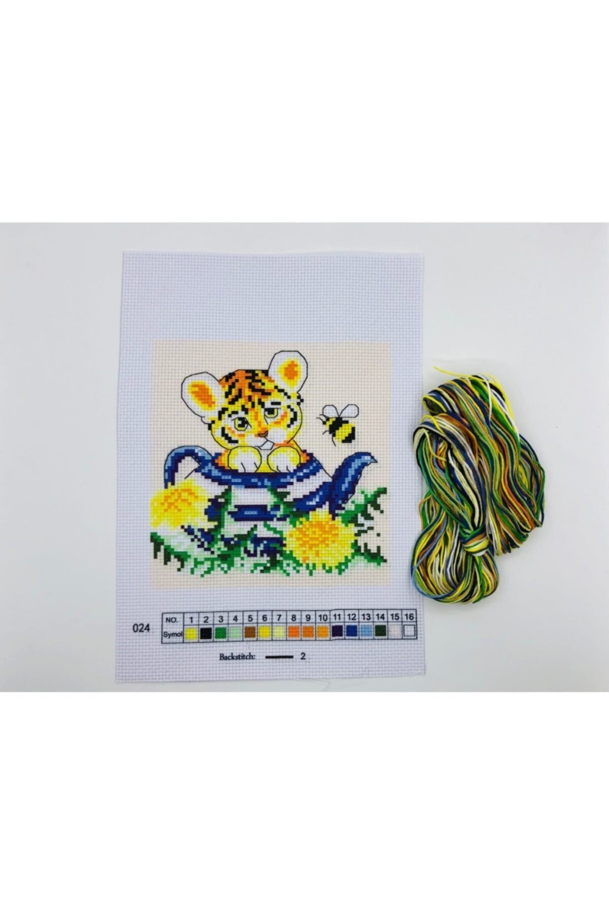 Goblen Etamin Işleme Seti 27x19 Cm 024