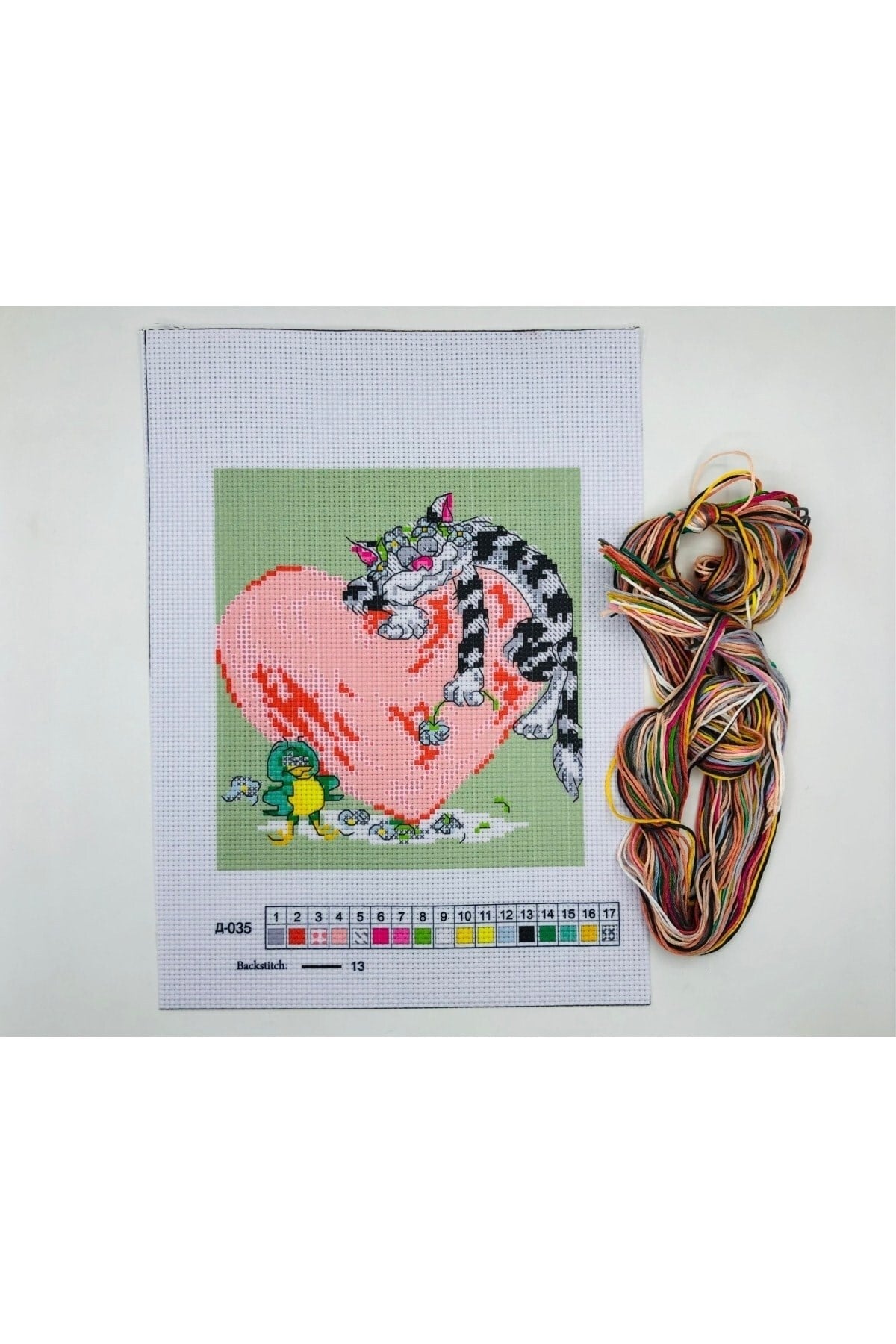 Goblen Etamin Işleme Seti 27x19 Cm 035