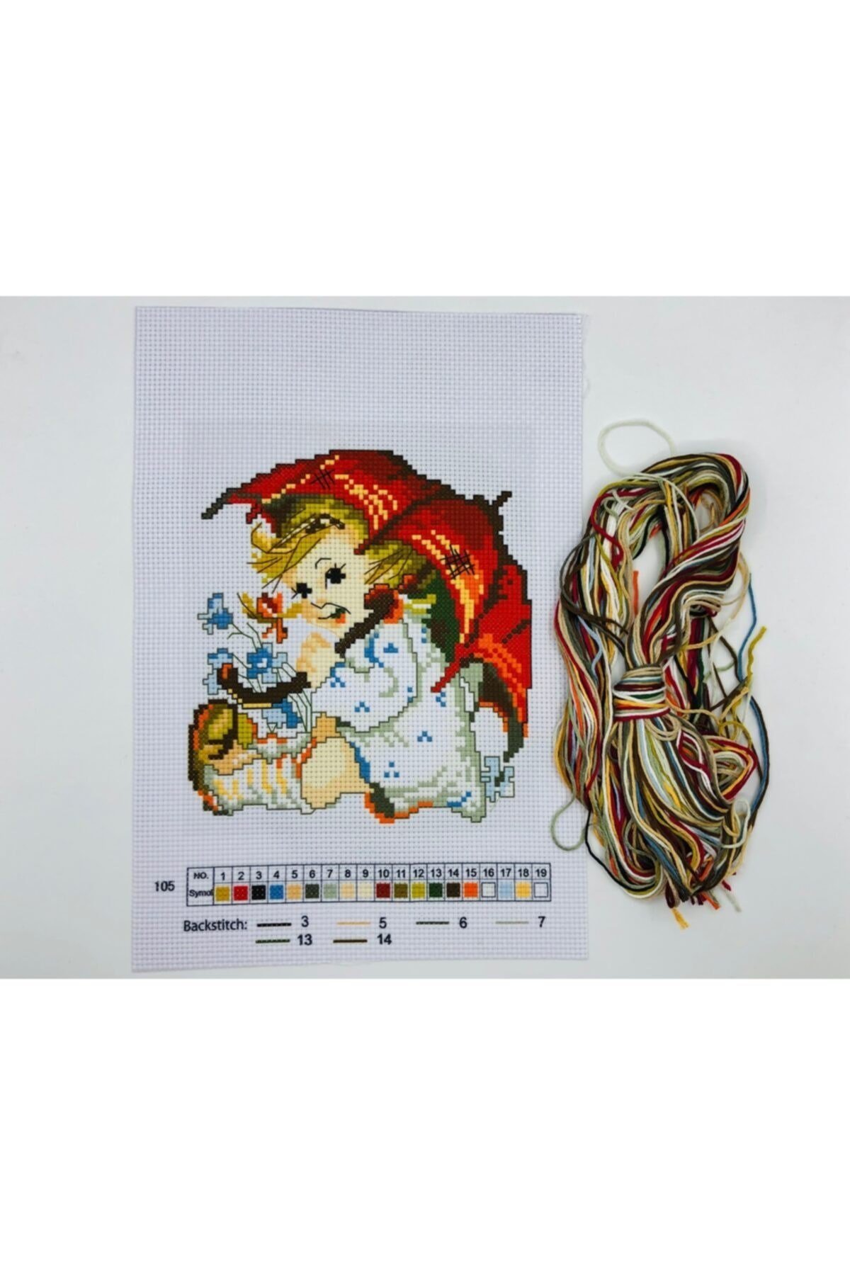 Goblen Etamin Işleme Seti 27x19 Cm 105