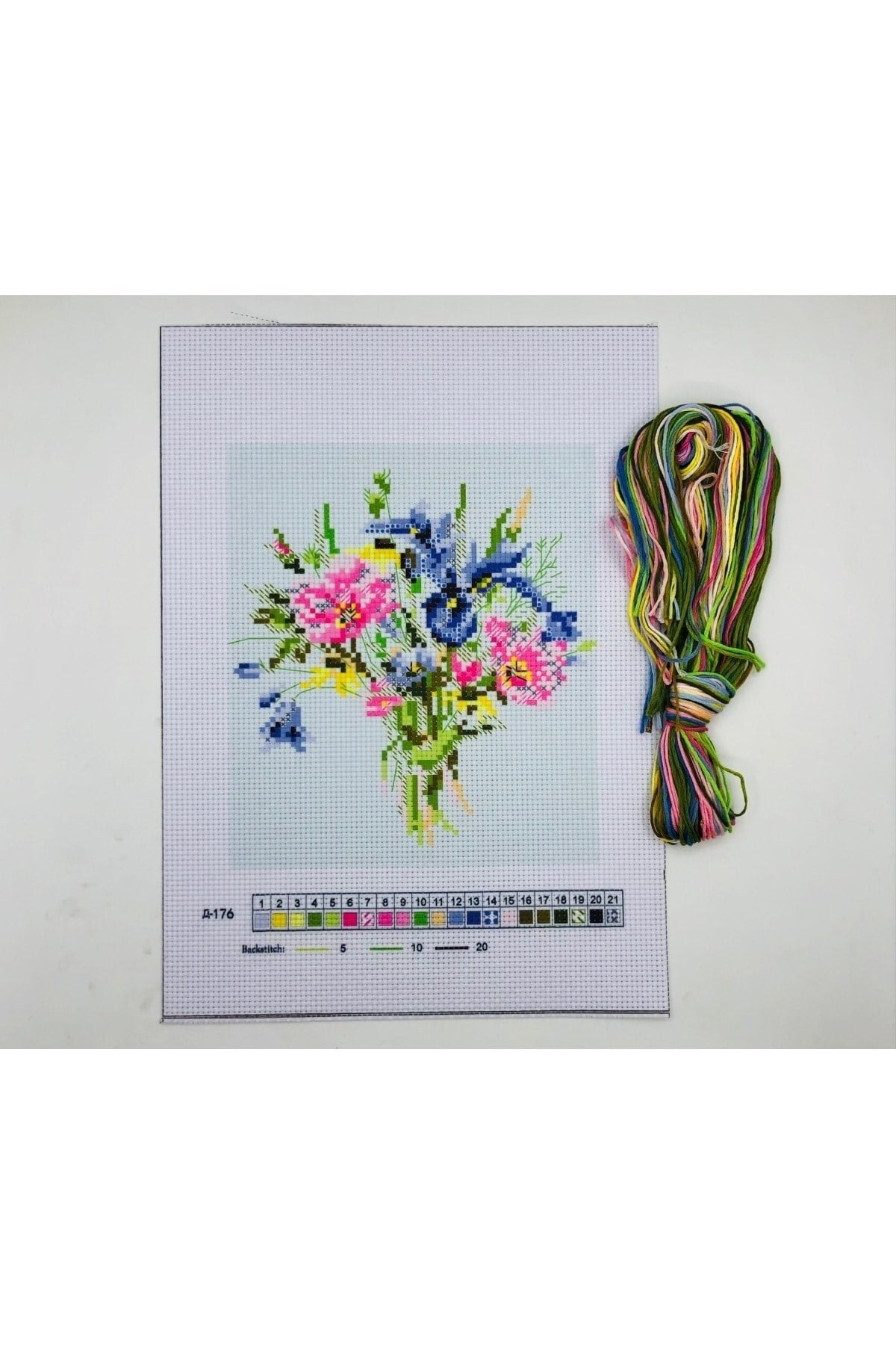 Goblen Etamin Işleme Seti 27x19 Cm 176