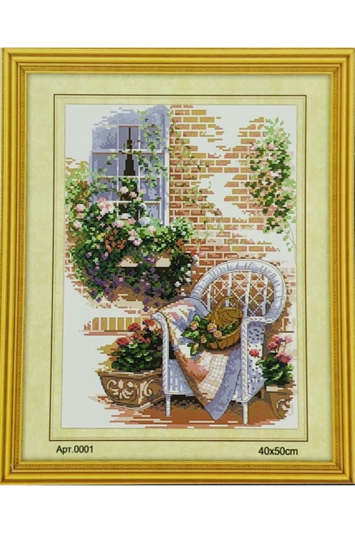 Goblen Etamin Işleme Seti 40x50 Cm 001