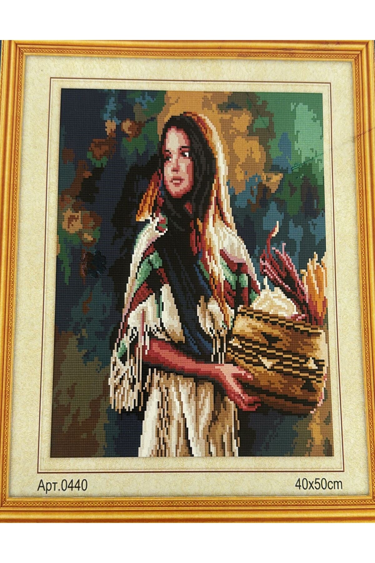 Goblen Etamin Işleme Seti 40x50 Cm 440 El İşi Malzemesi