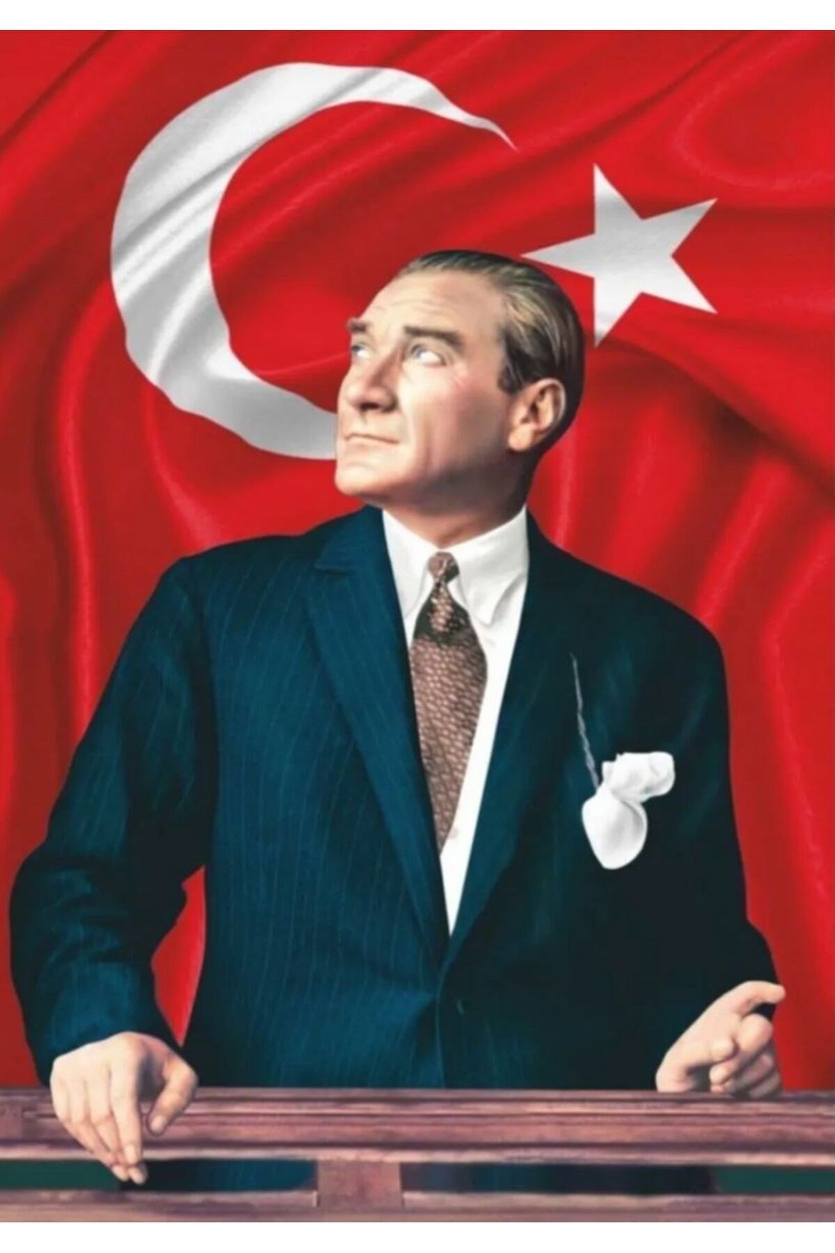 Hı Stone 5d Elmas Boncuk Taş Işleme Mozaik Goblen Kit ATATÜRK 193∞ 50x40cm Gc89232