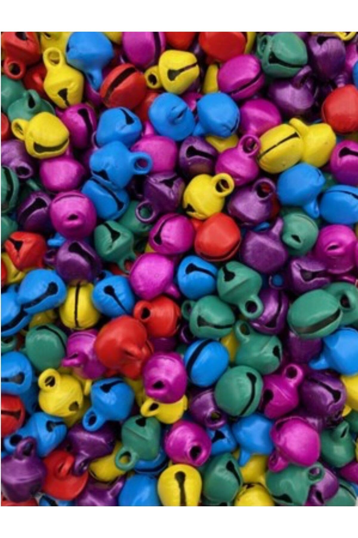 karışık renk kulplu çan zil hayvan tasma zili amigurumi zil kına gecesi tef yapımı zili 12mm 50 adet