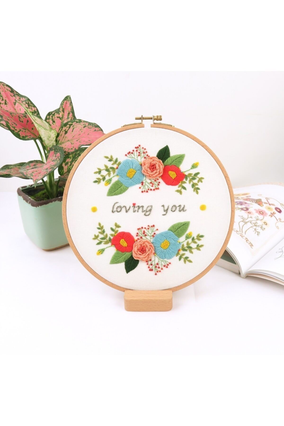 Kasnaklı Goblen Etamin Nakış Işleme Seti 20x20 Cm 511319