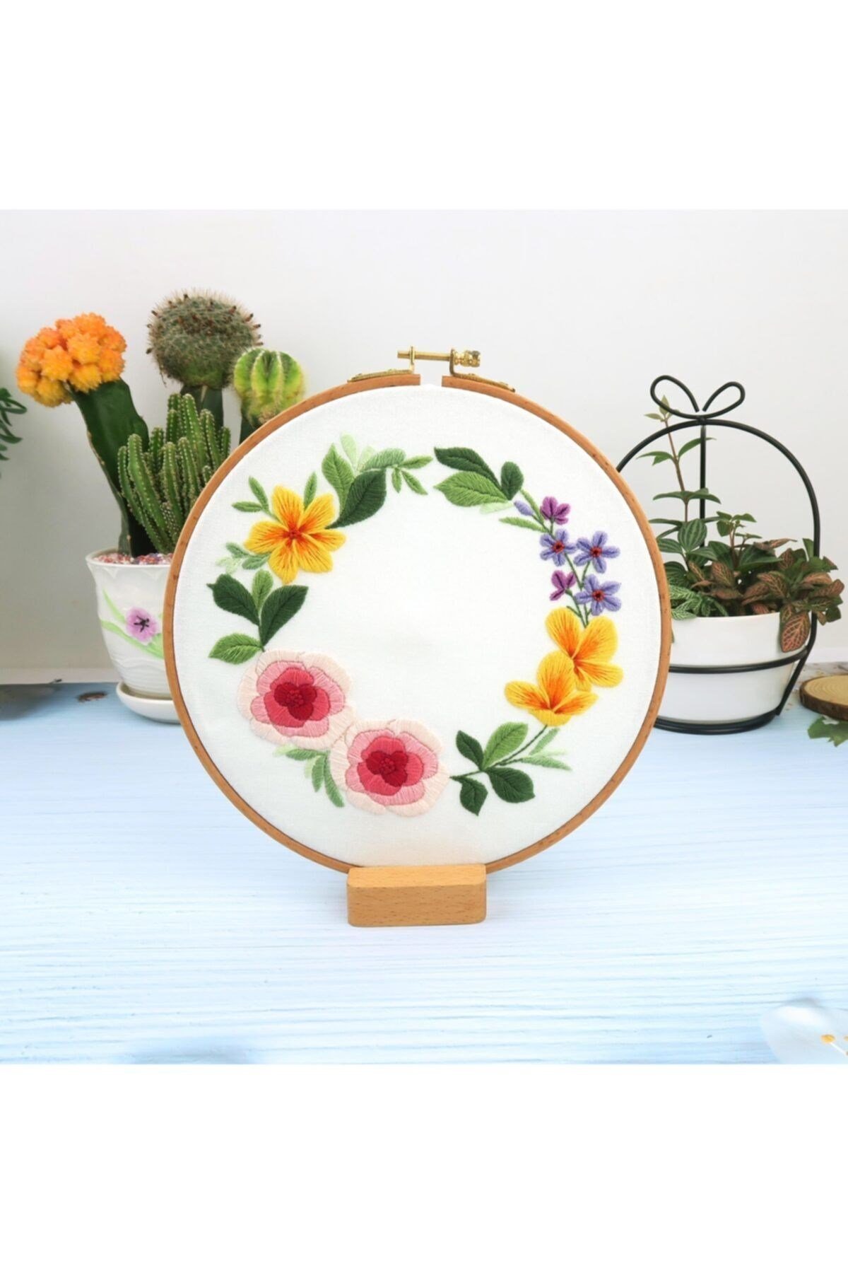 Kasnaklı Goblen Etamin Nakış Işleme Seti 20x20 Cm 511309
