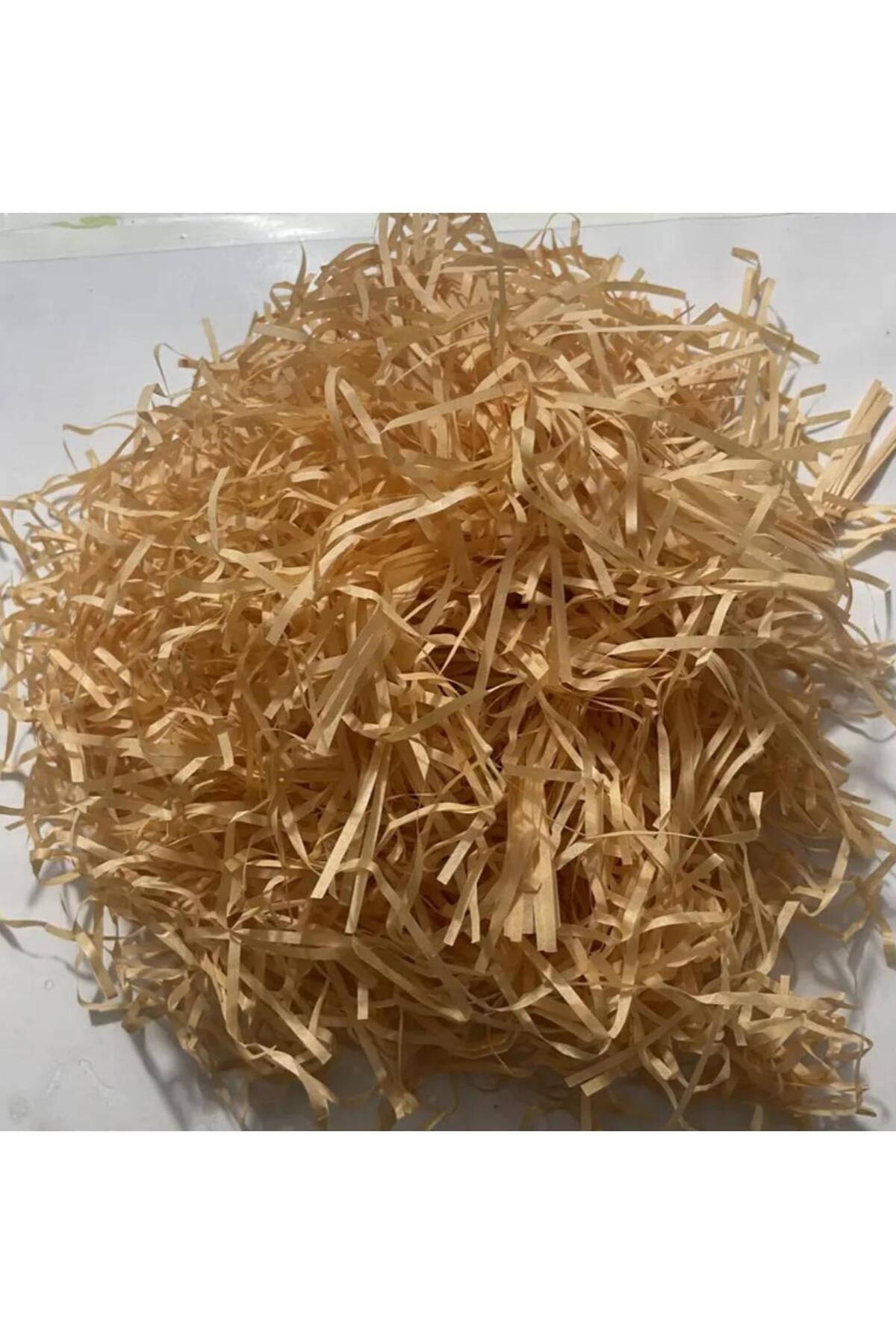 Kırpık Z Zigzag Pelur Kırpıntı Kağıt 100 Gr Bej Renk Süs Dolgu Malzemesi Beige Paper