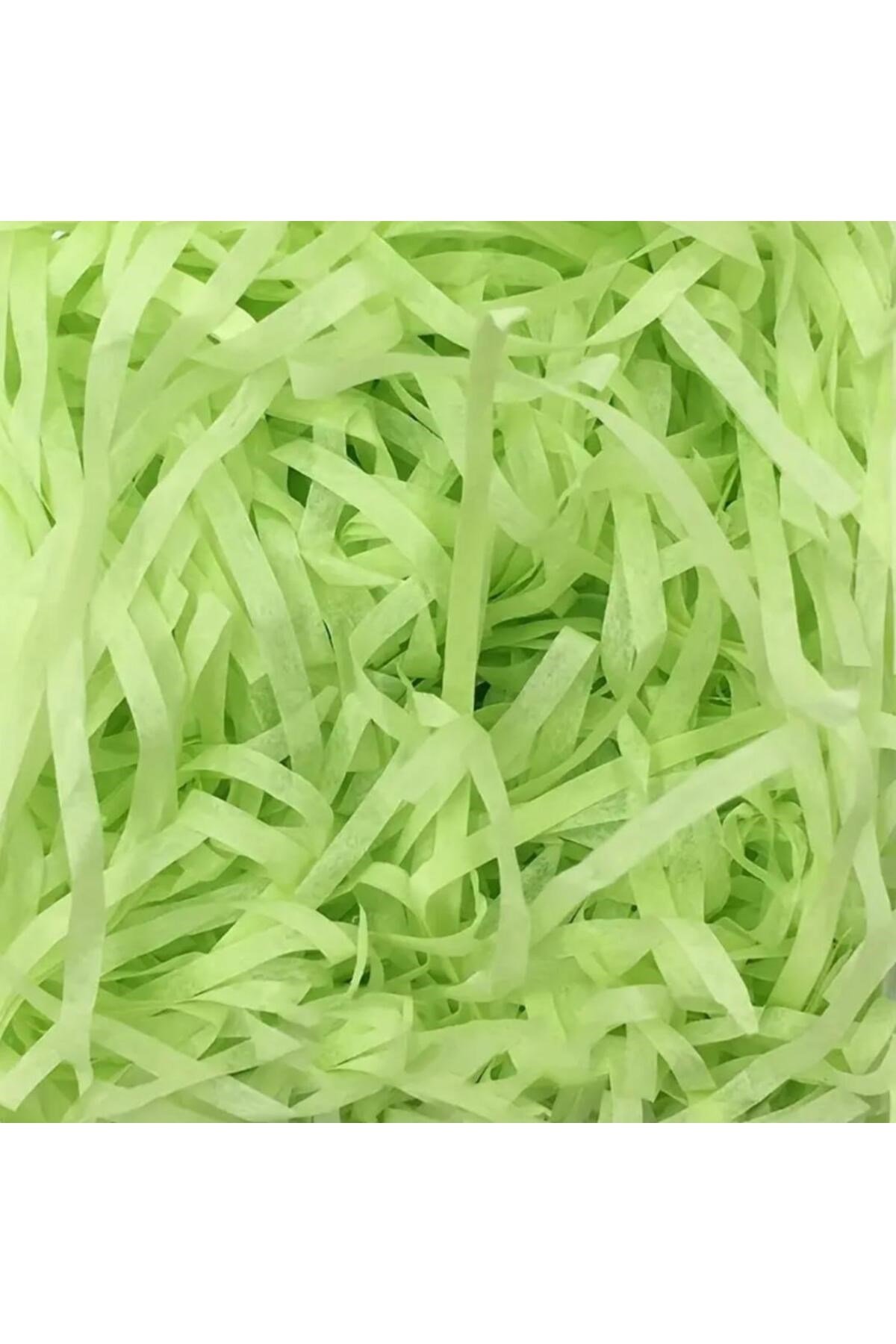 Kırpık Z Zigzag Pelur Kırpıntı Kağıt 100 Gr Fıstık Yeşili Renk Süs Dolgu Malzemesi Green Paper