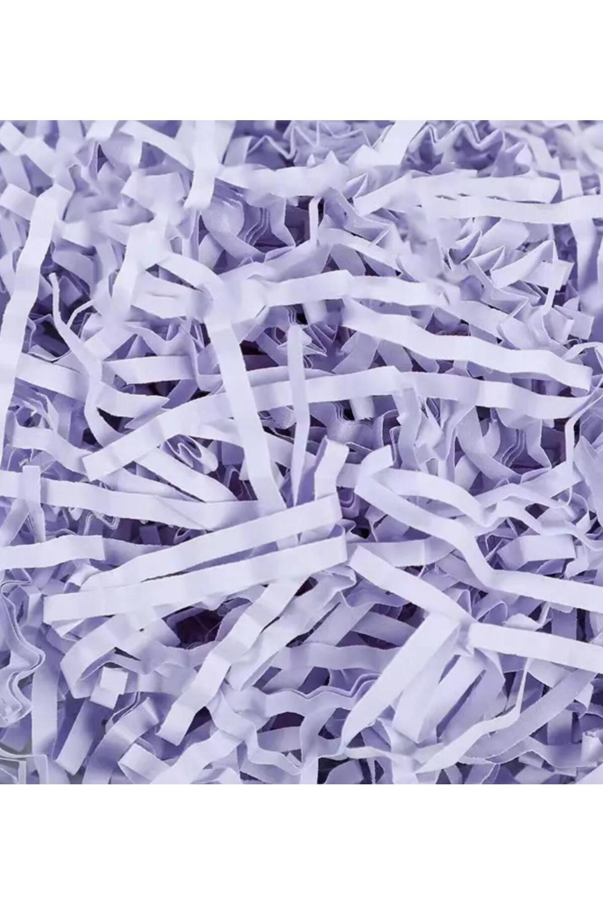Kırpık Z Zigzag Pelur Kırpıntı Kağıt 100 Gr Lila Renk Süs Dolgu Malzemesi Lilac Paper