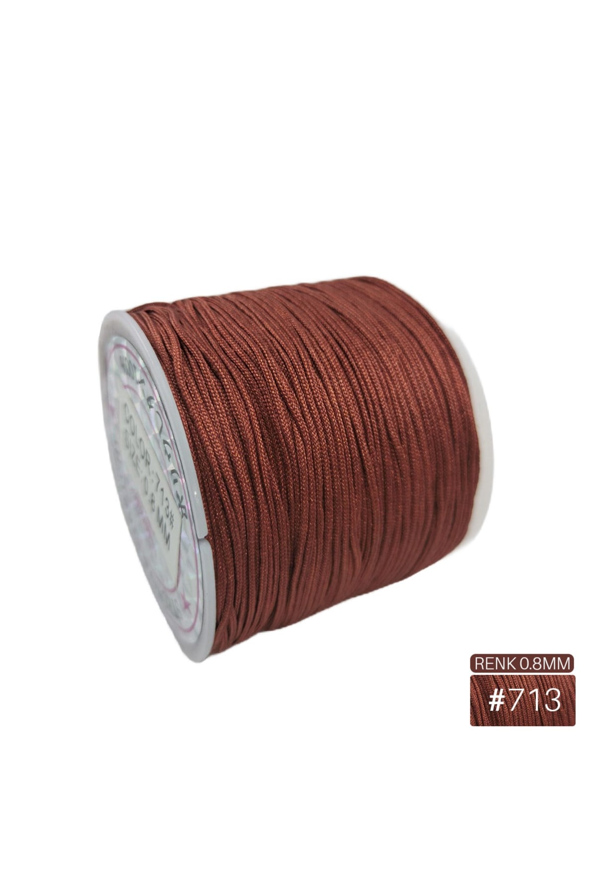 Kolye İpi Bileklik İpi Paraşüt İpi 50 Metre 0.8mm Renk Çeşitleri