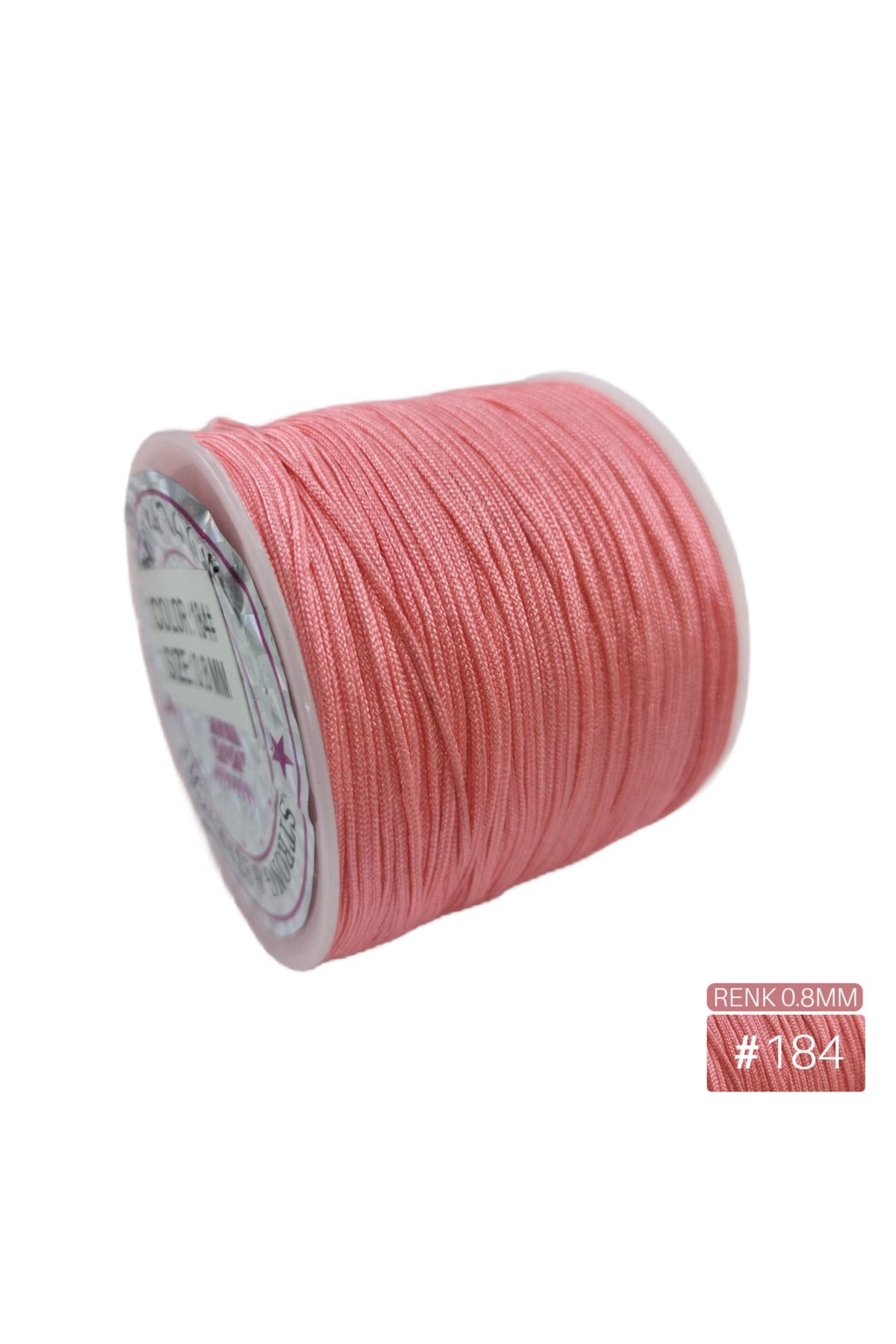 Kolye İpi Bileklik İpi Paraşüt İpi 50 Metre 0.8mm Renk Çeşitleri
