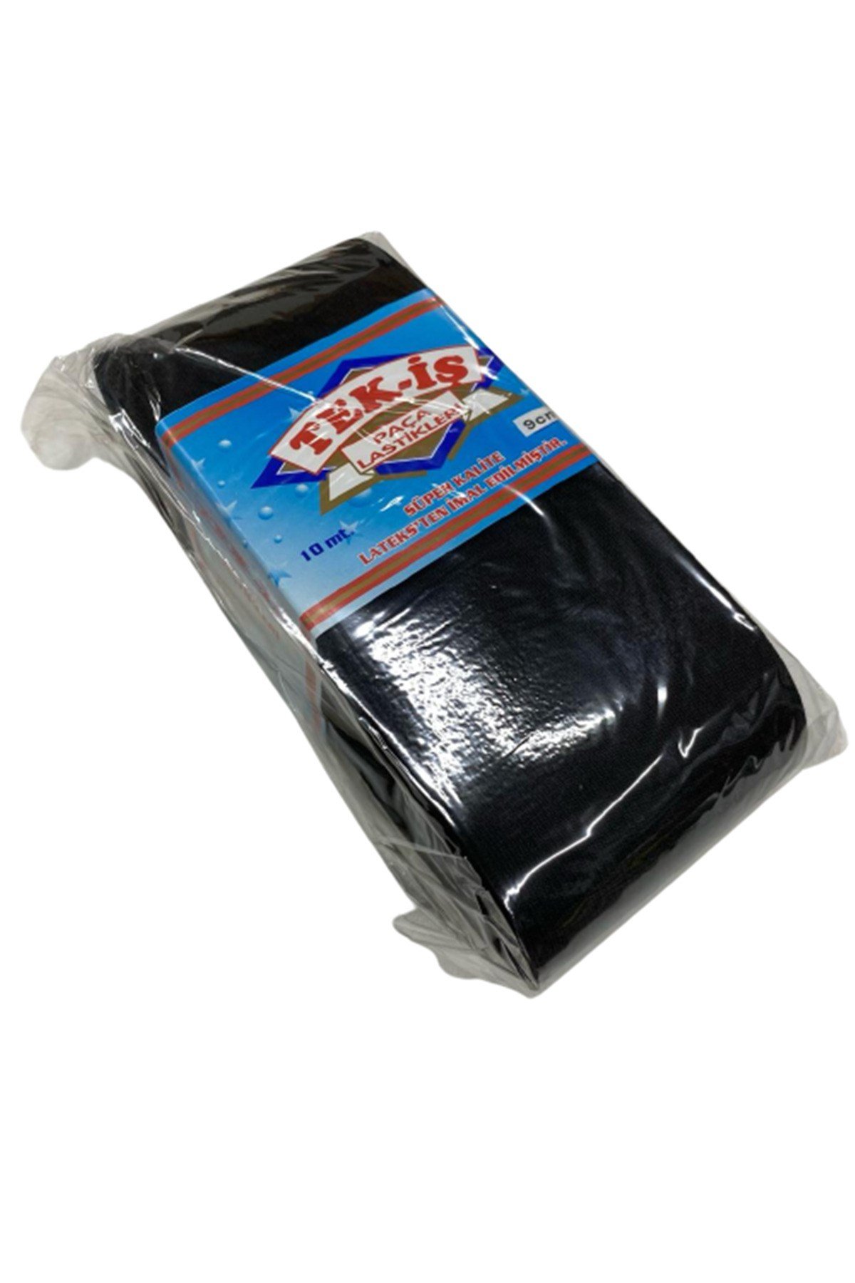 Lastik Tek-İş Sert Yumuşak Çamaşır Don Etek Bel Paça Bebe Lastiği Yassı Yumuşak 9 cm SİYAH