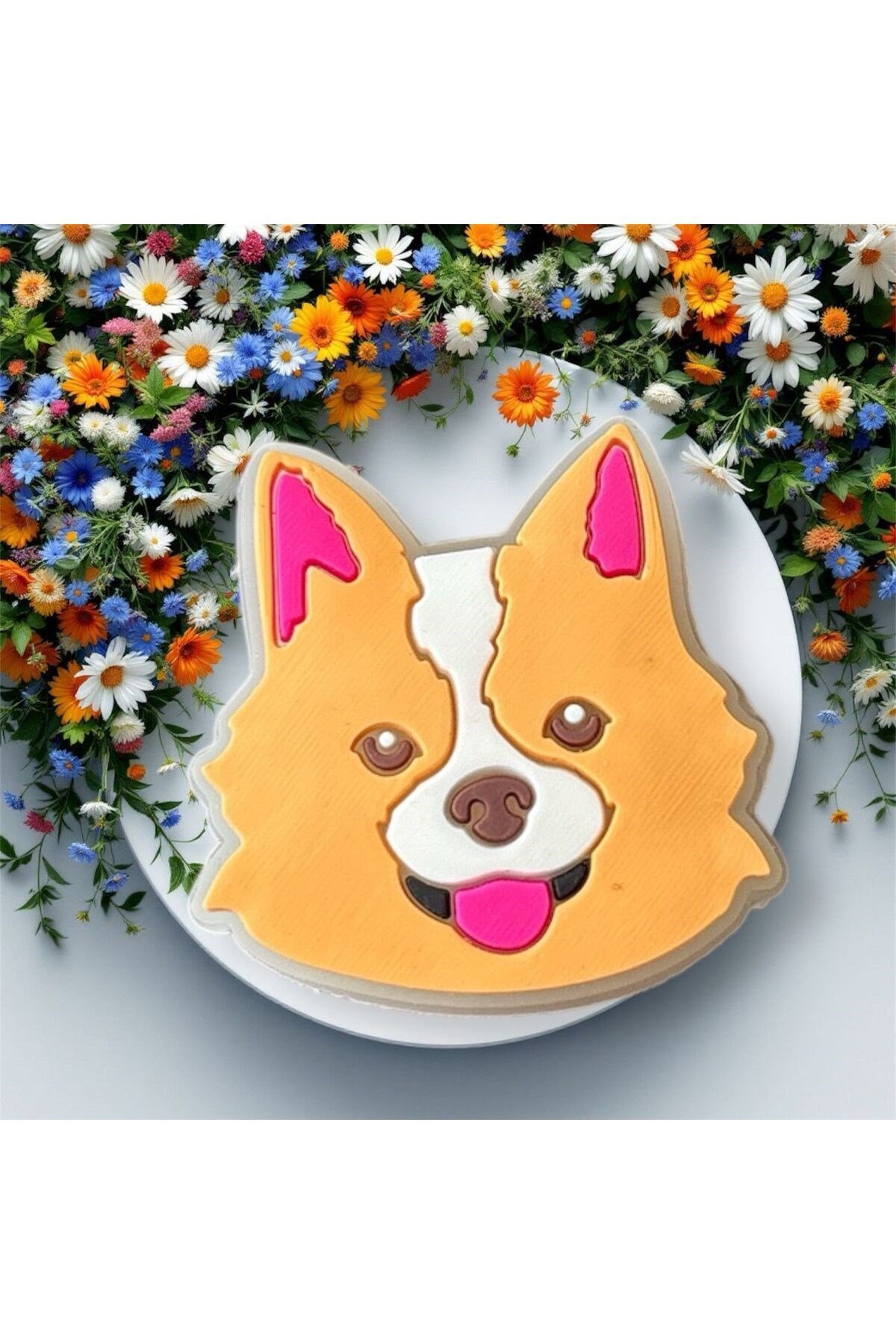 Ledli Yanıp Sönen Köpek Figürlü Terlik Süsü Üç Boyutlu/Işıklı 3d Charm