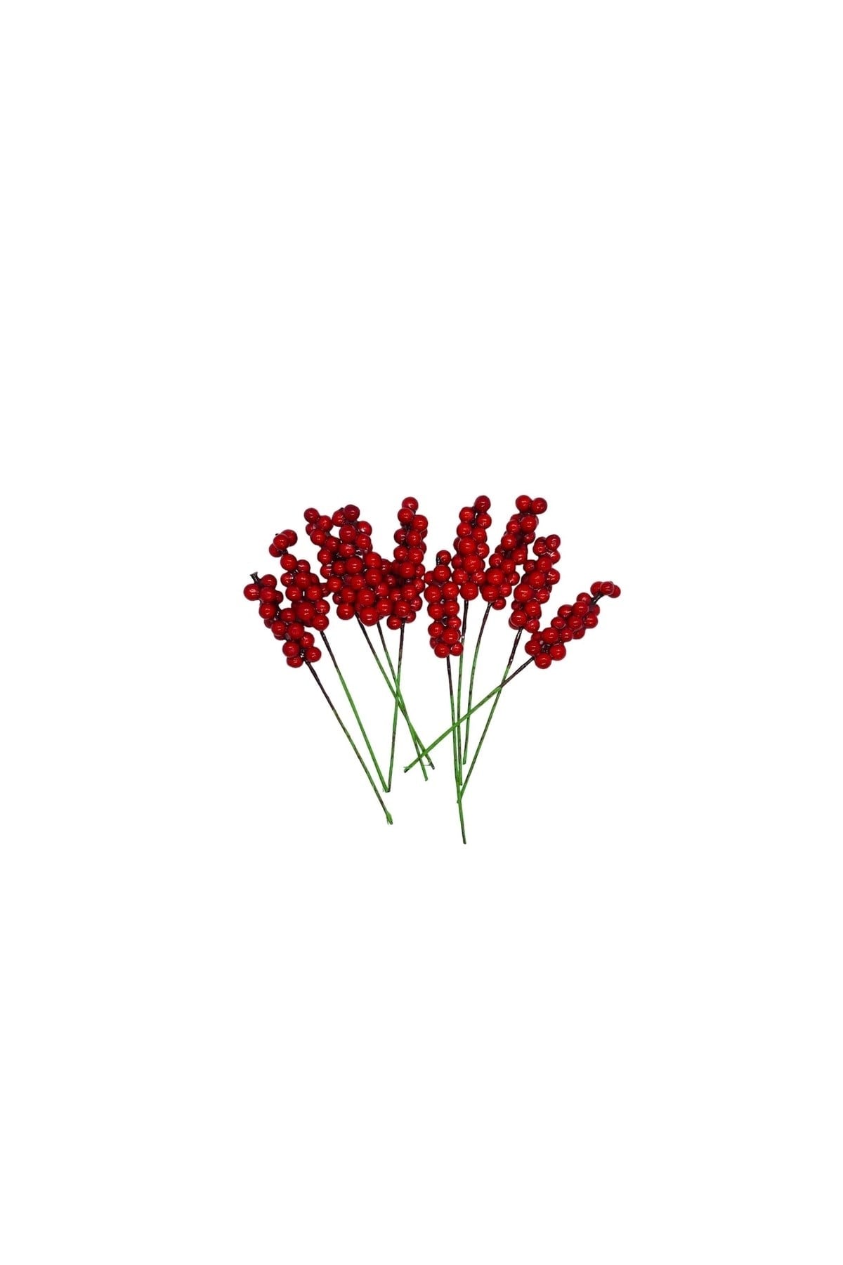 Mini Telli Salkım Berry Süsü 10 Adet