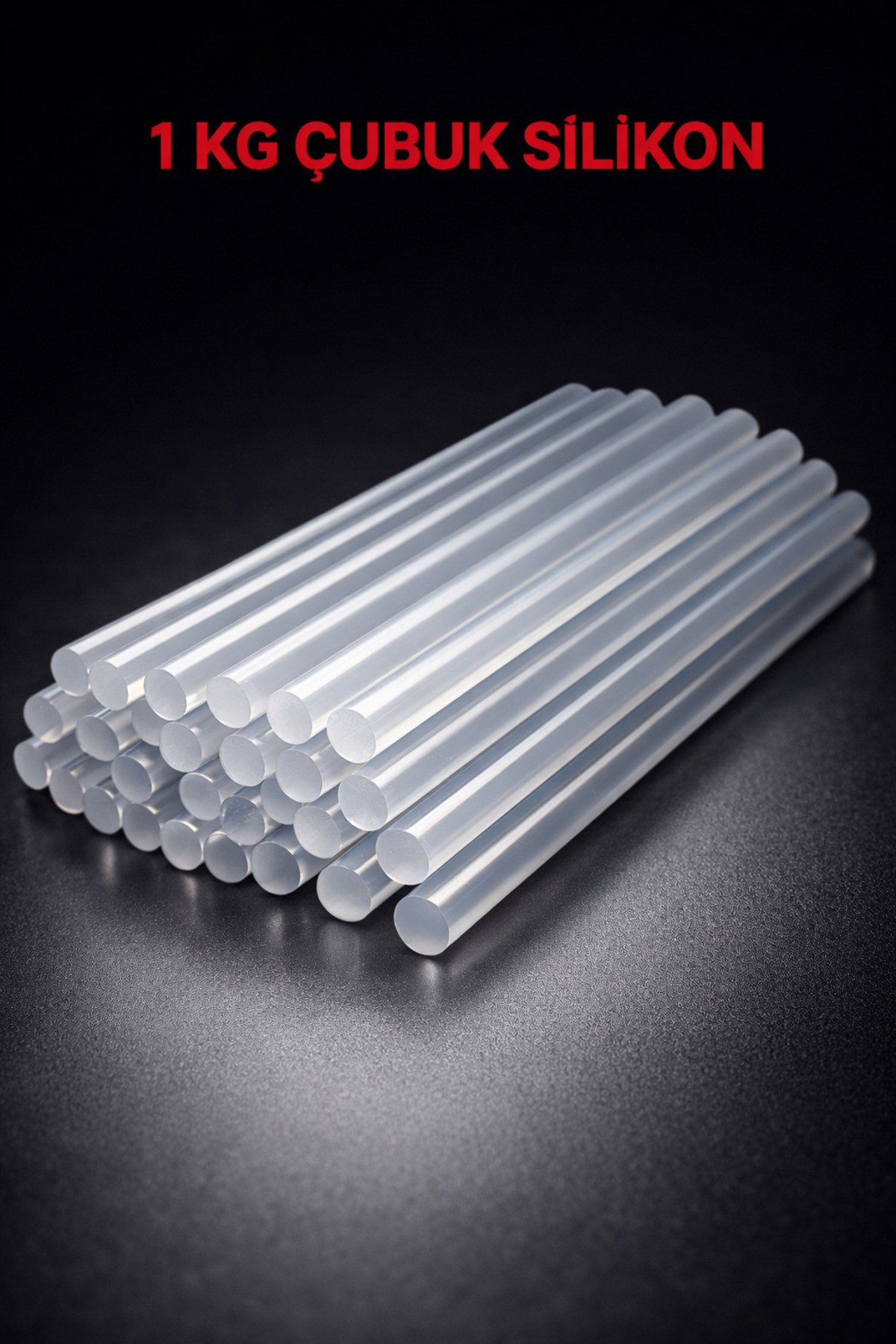 Mum Silikon Kalın 11.5x30cm Sıcak Mum Silikon Çubuk Uç 1 Kg