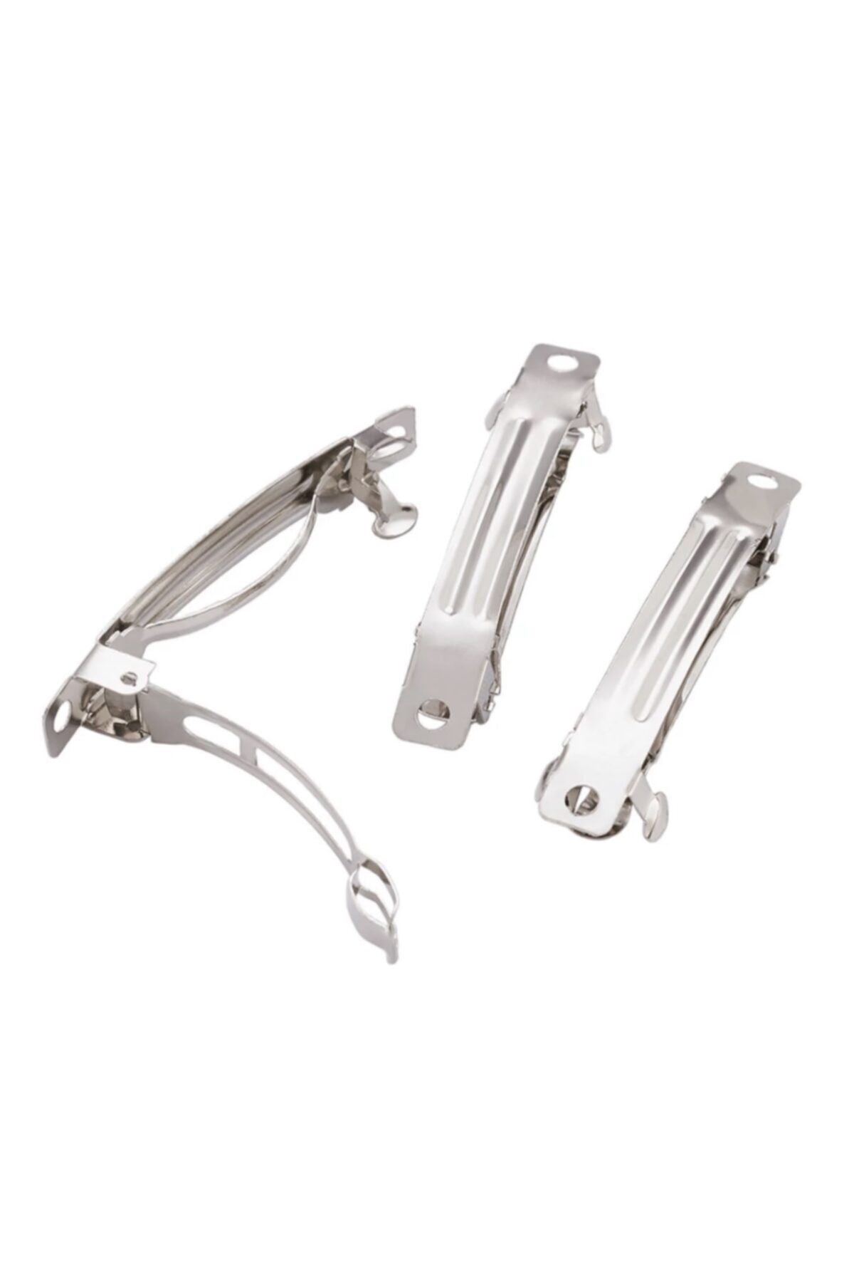 Otomatik Metal Toka Aparatı Toka Klipsi 7.8 Cm 10 Adet