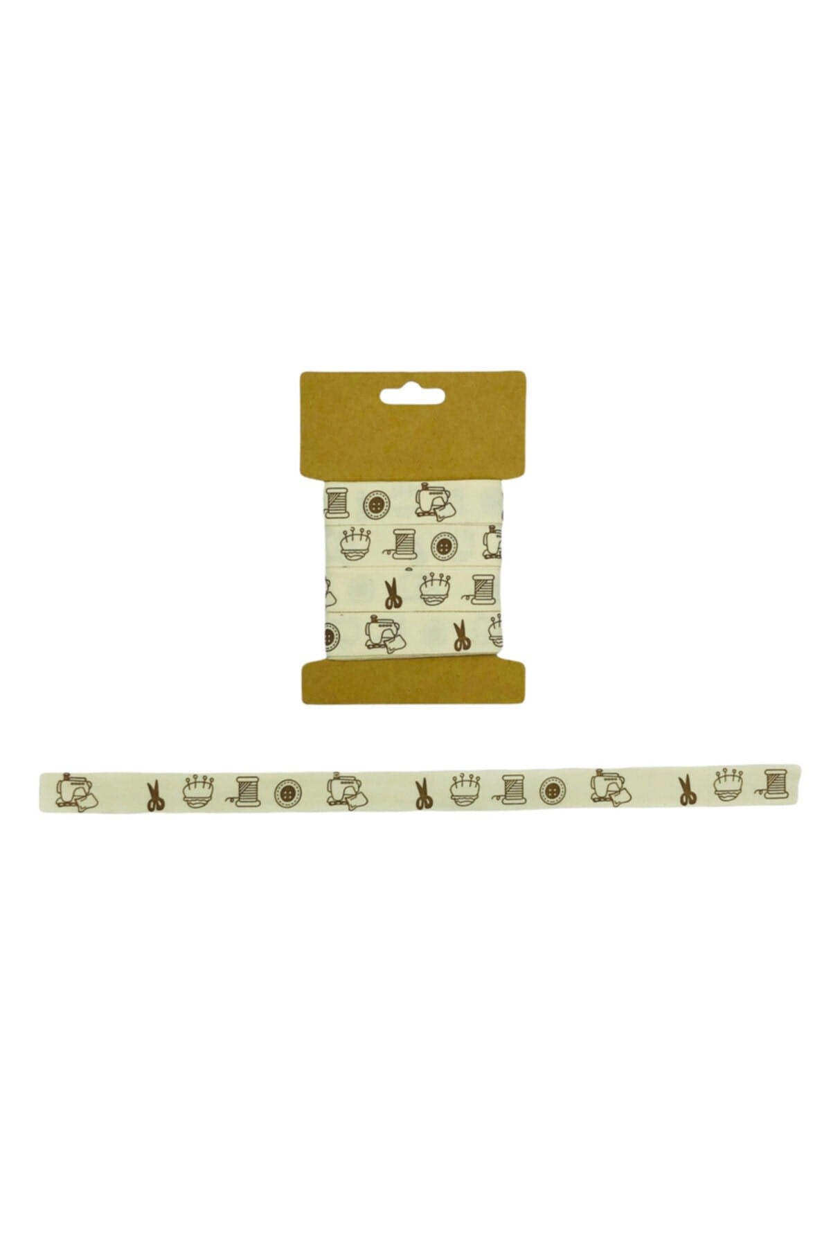 Pamuk Şerit Kurdele Koton Kurdele 1,5 Cm 4,5 Mt B40
