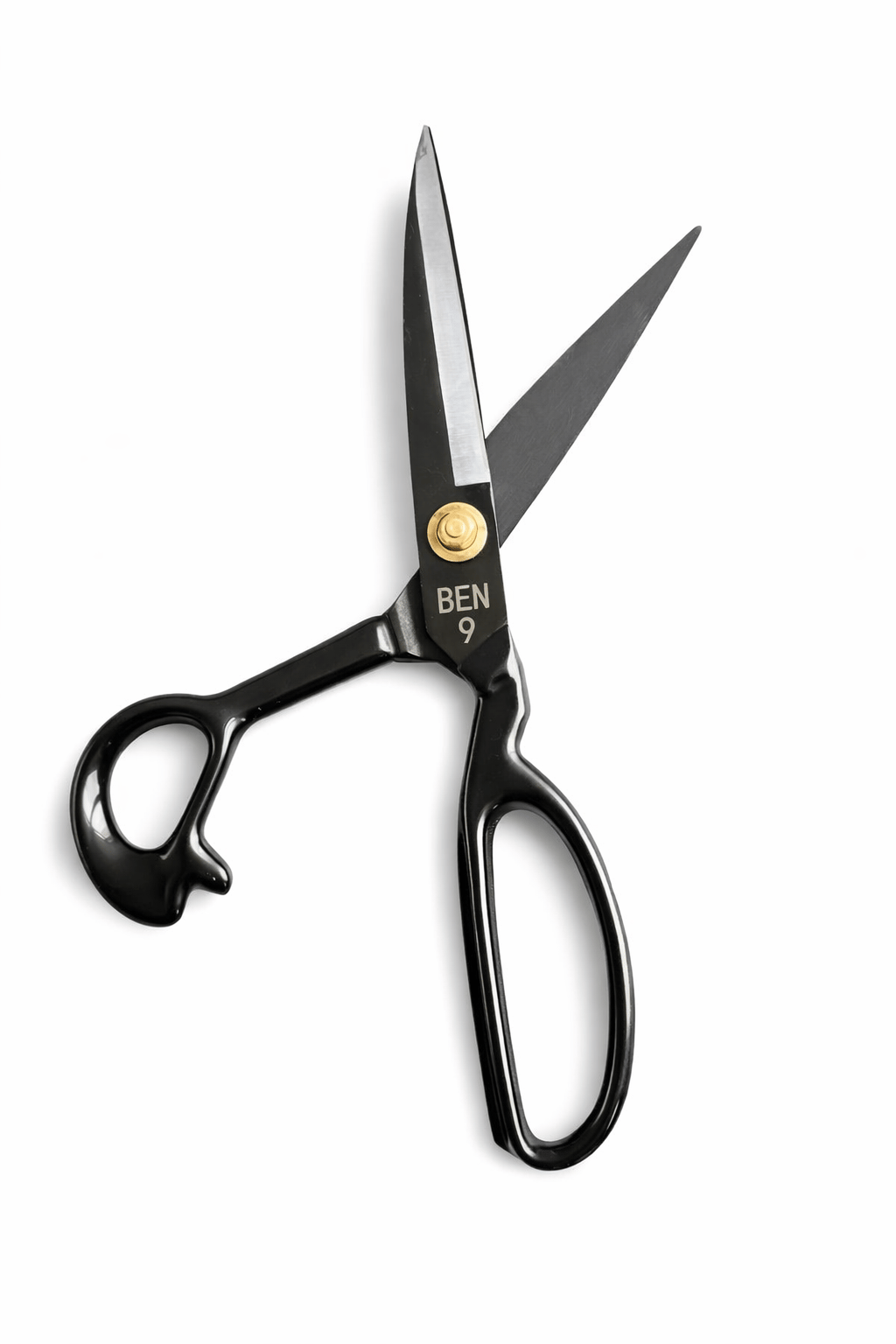 Profesyonel Siyah Terzi Makası - 24 cm, 9inç Paslanmaz Çelik - Tailor Scissors – 9” Professional Fabric Shears